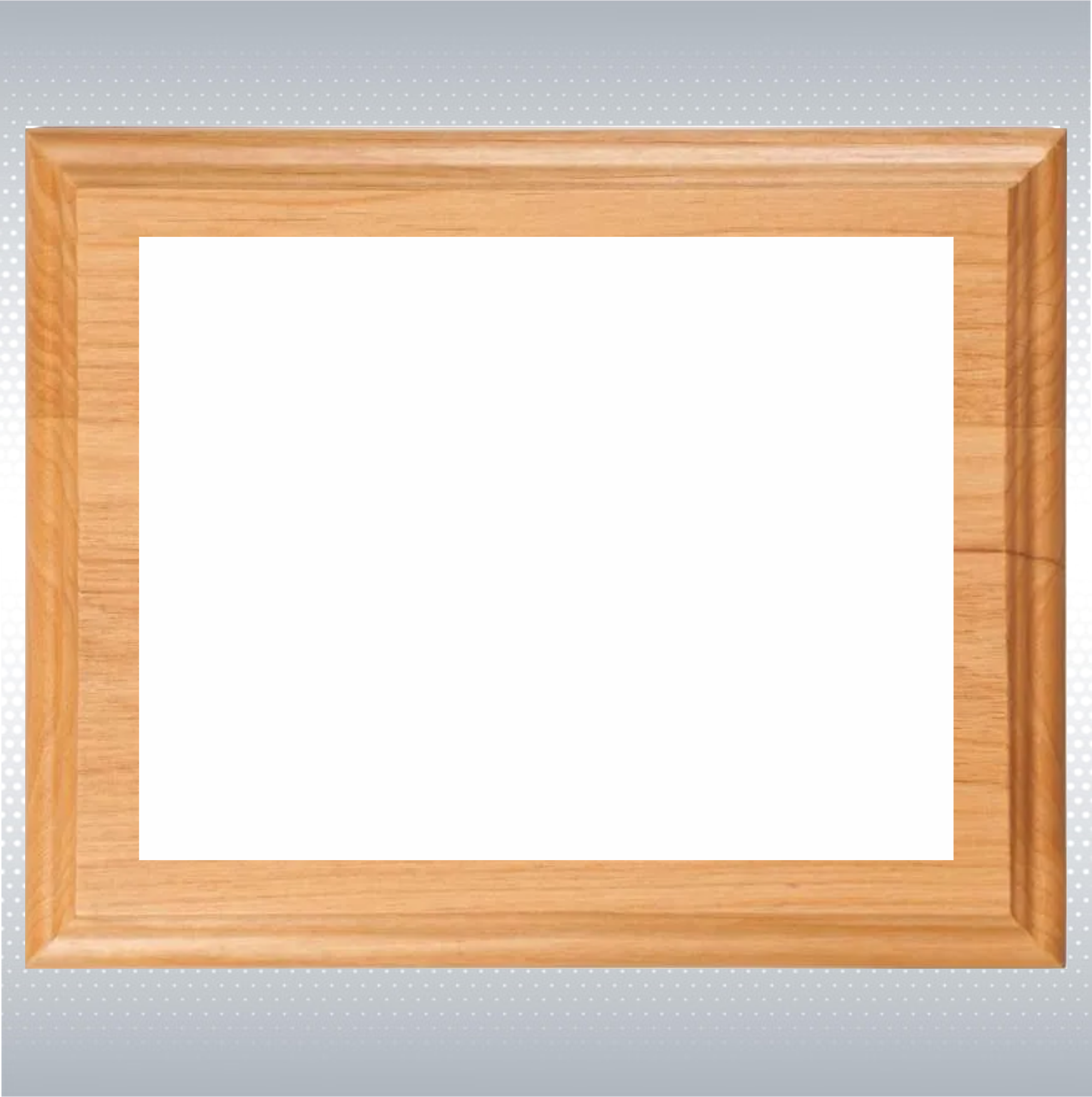 Alder Wood Plaque w/Full Color Sublimated Plate 10