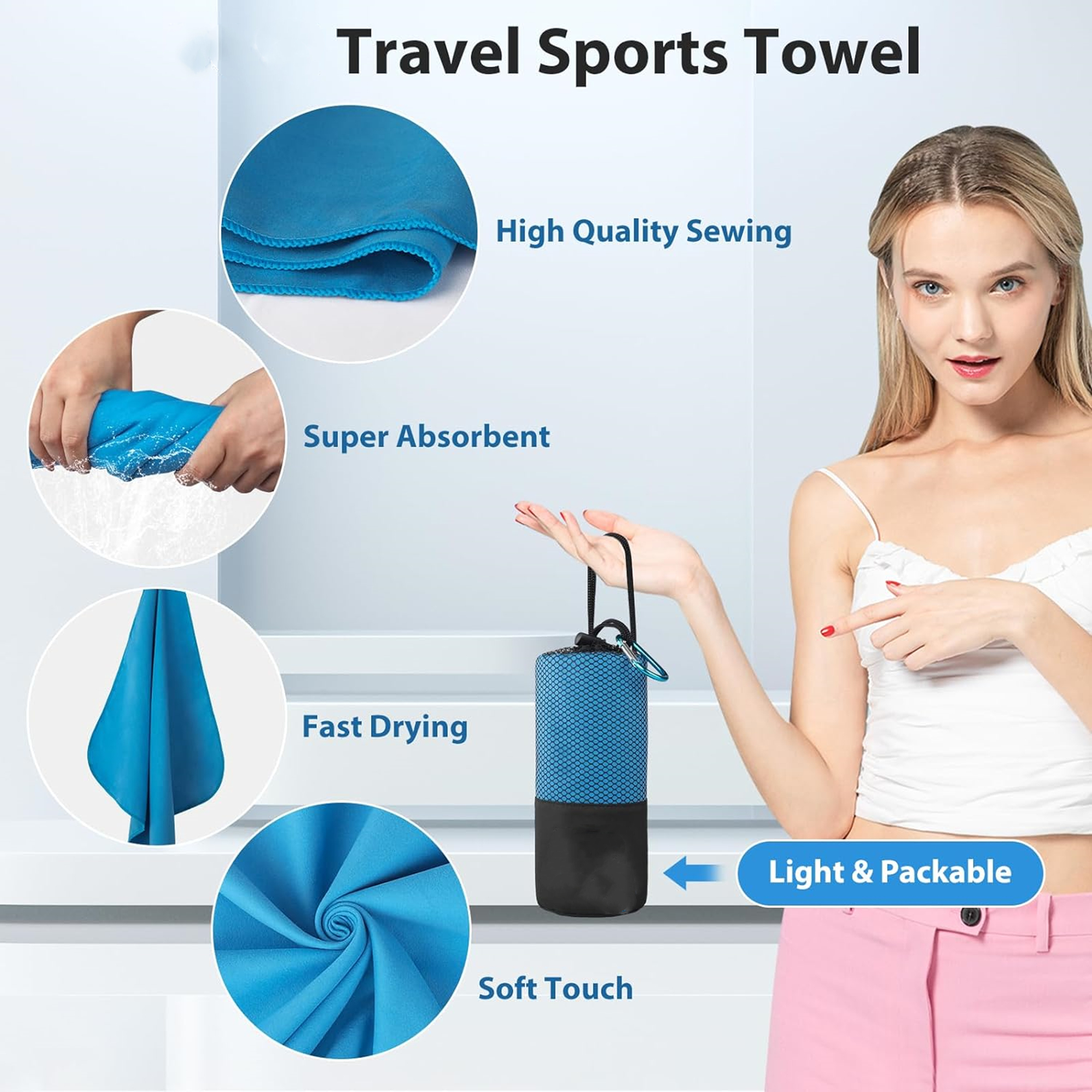 Microfiber Travel Sports Towel 3