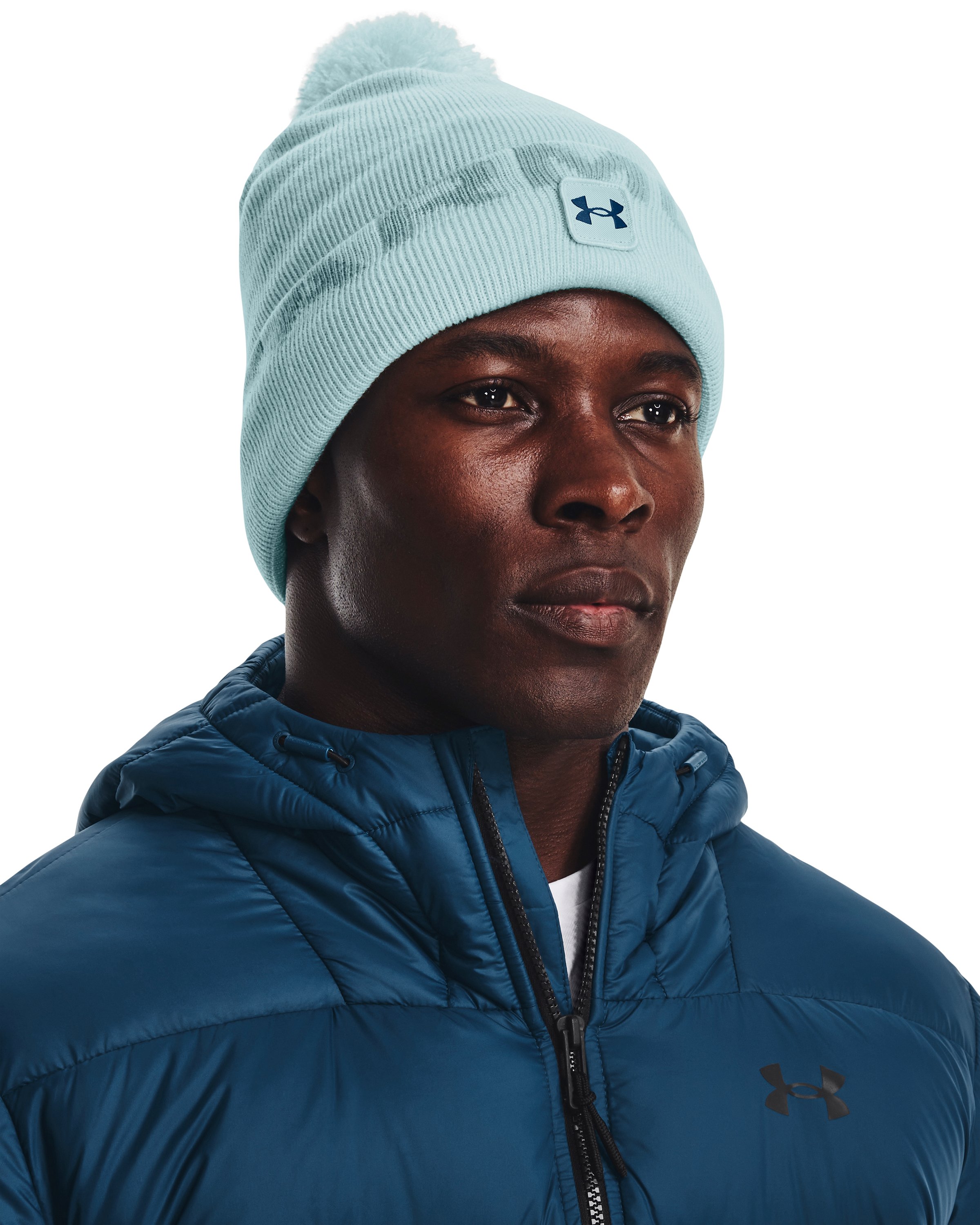 Men's UA Halftime Fleece Pom Beanie  2