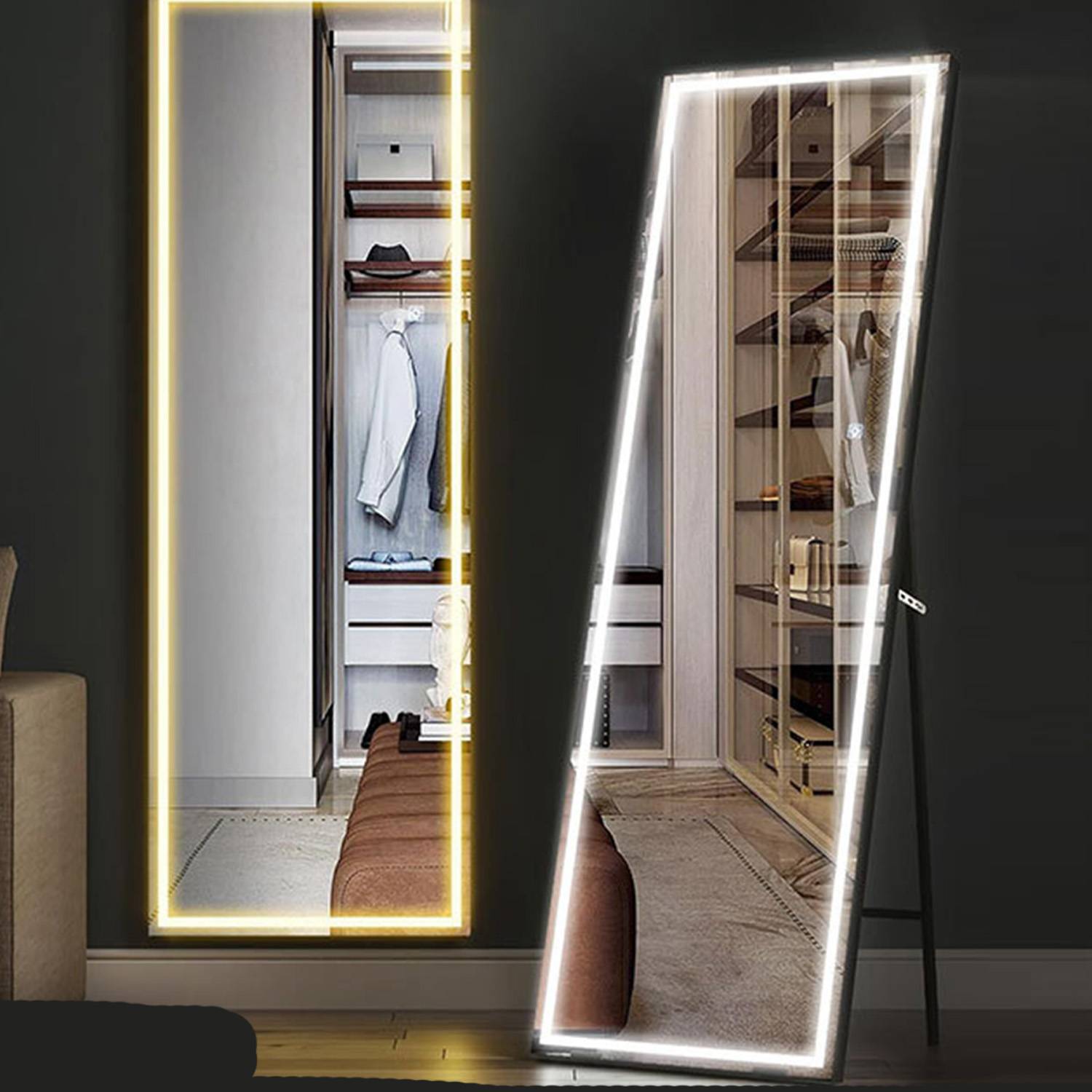 Full-Length LED Standing Mirror 3