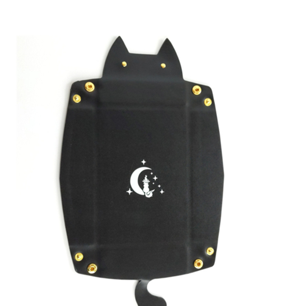 Purple Cat Pattern Leather Organizer 3