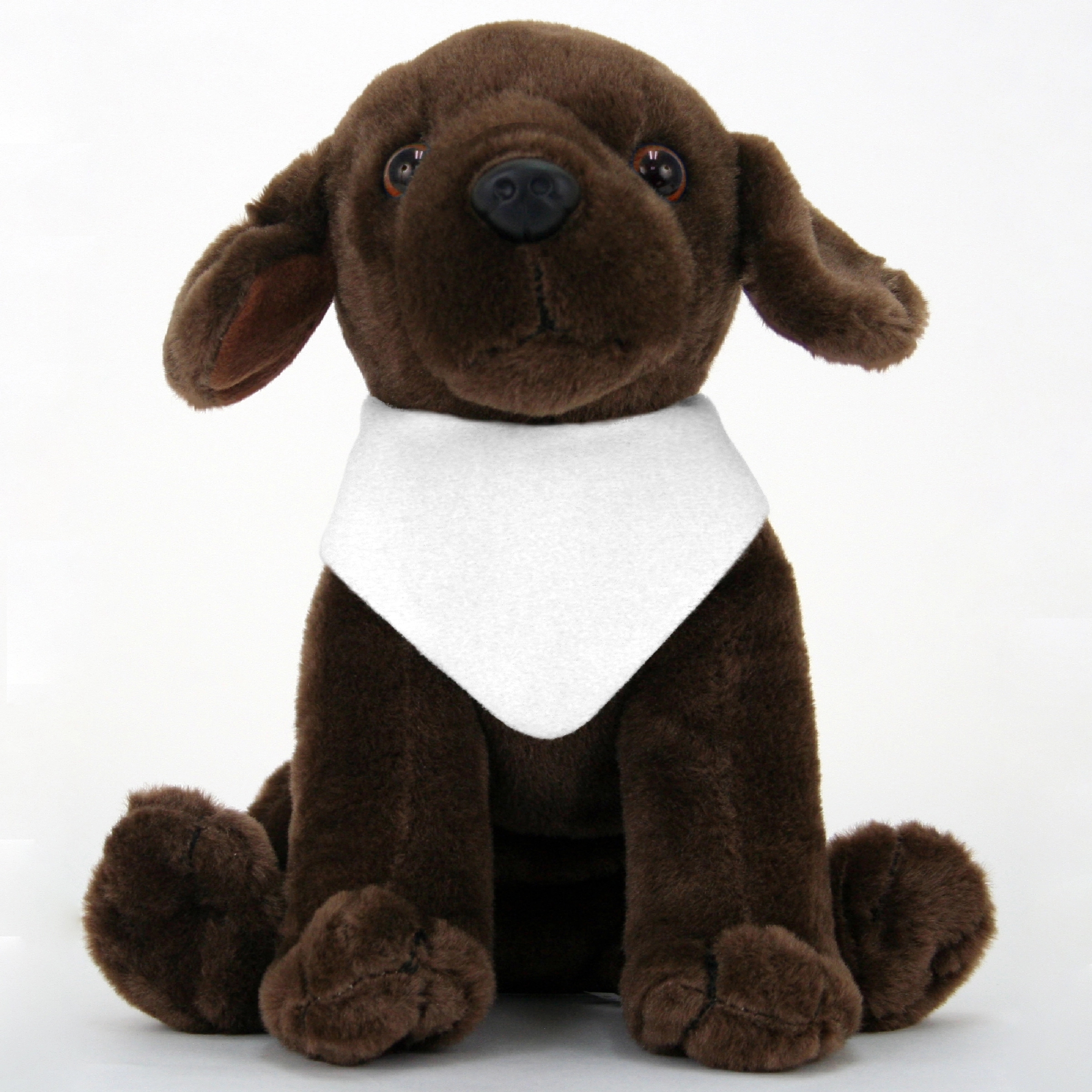 8" Medium Sitting Dog - Brown Lab 3