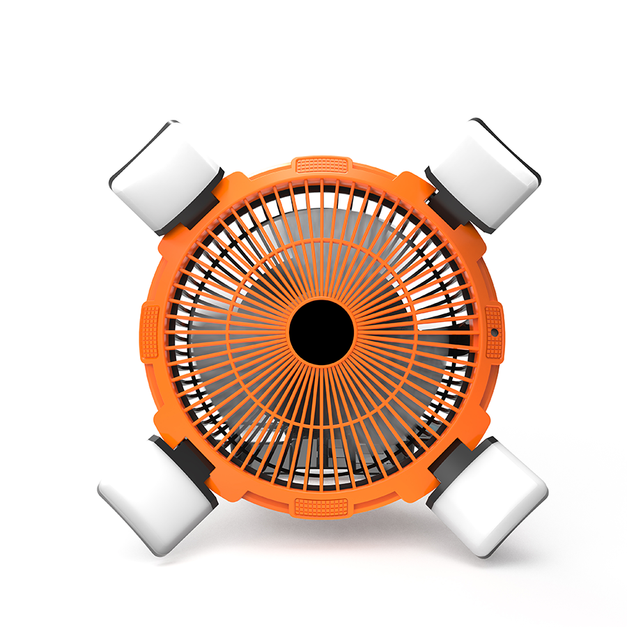 ResQ Multi-Use Portable Outdoor Fan with Light and Hook, 8000mAh Power Bank, Type-C Charging port 10