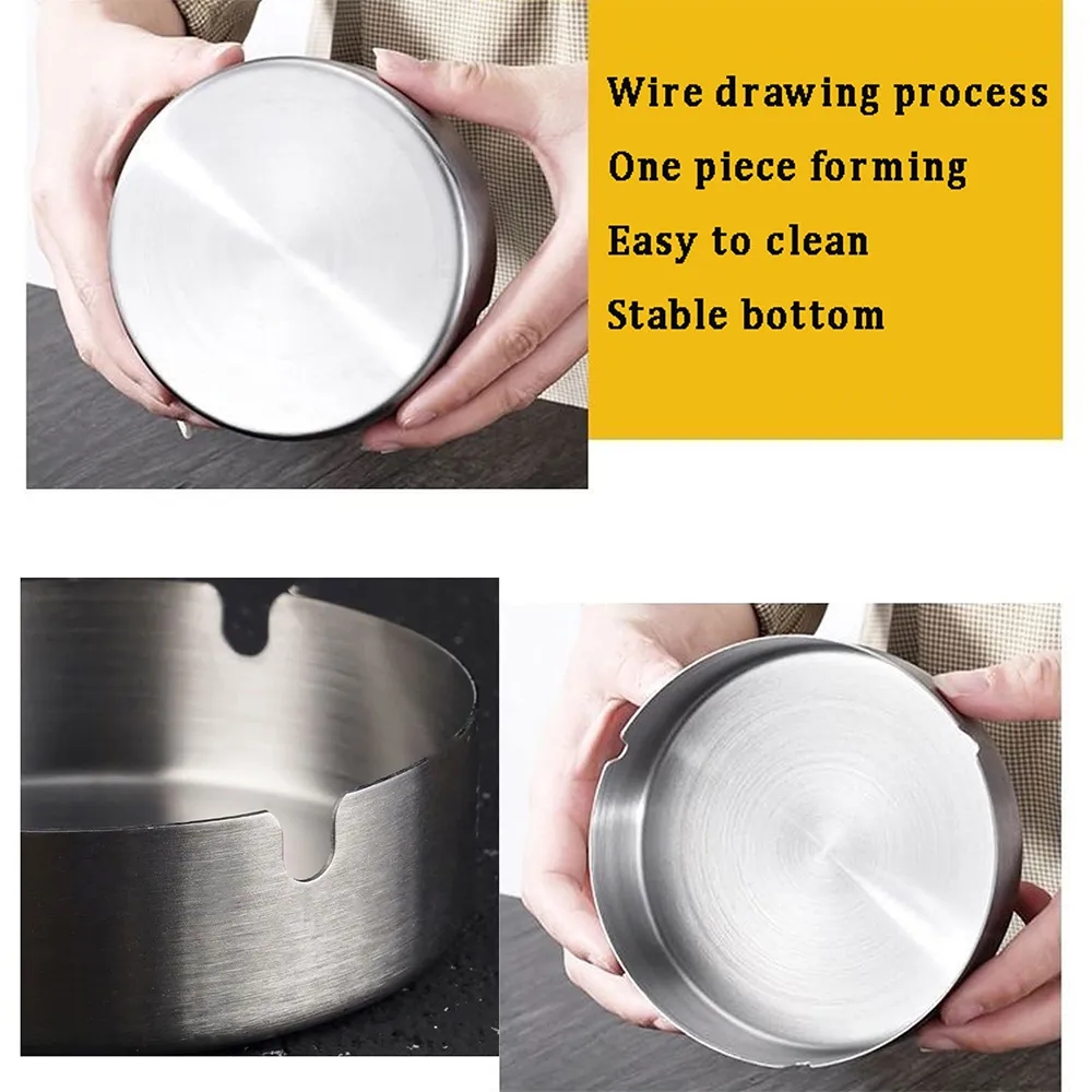 Stainless Steel Cigarette Ashtray 5