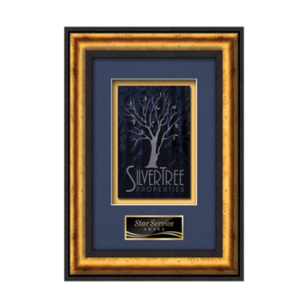 Grazia Stained Glass -  Black/Gold 1