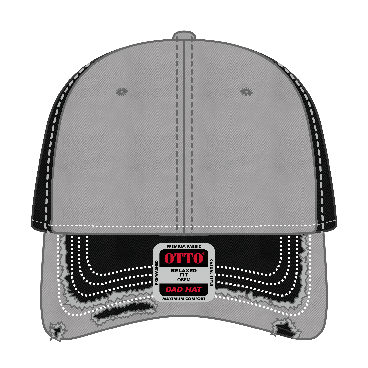 OTTO CAP® 6 Panel Low Profile Dad Hat 3