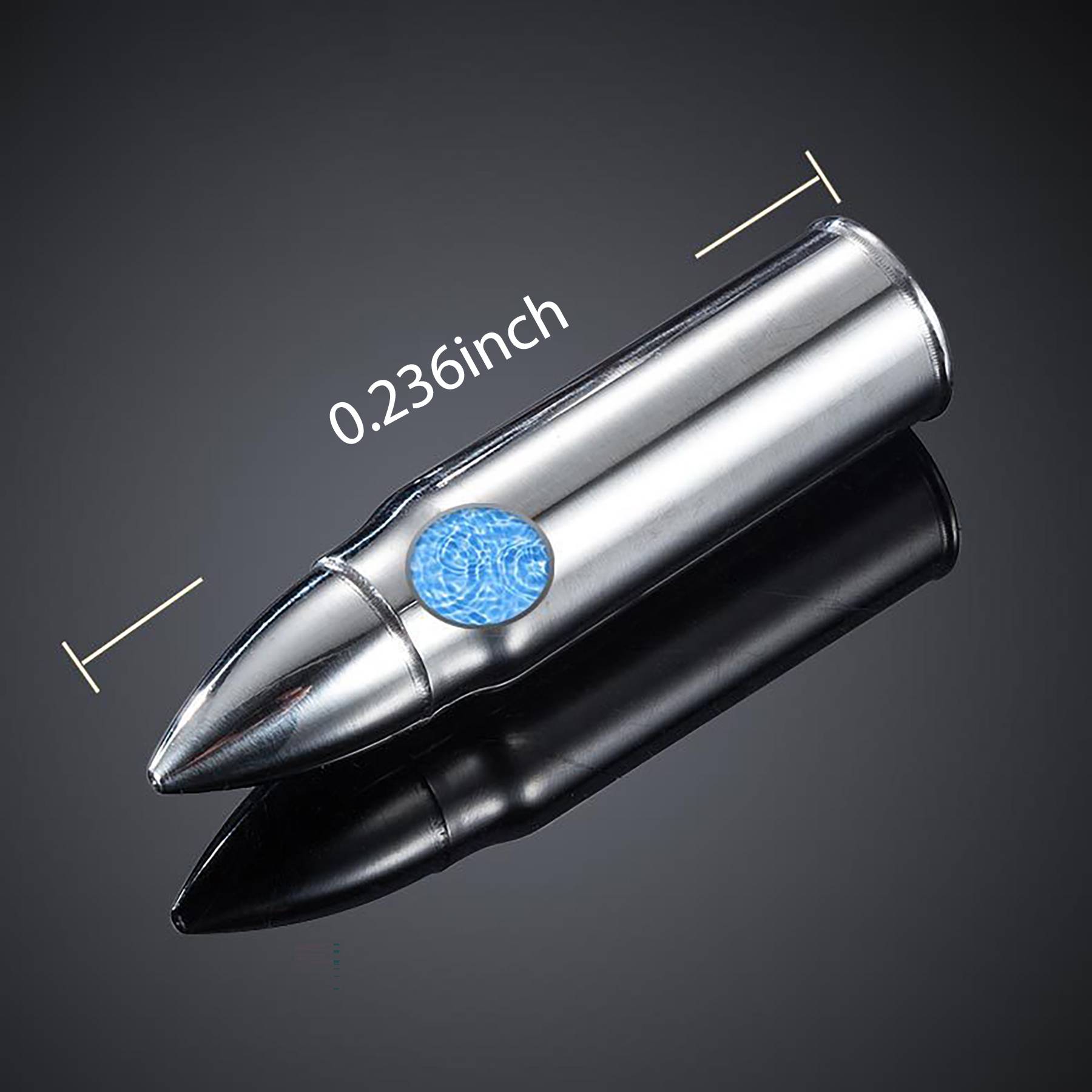 Stainless Steel Bullet Ice Cube Set For Whiskey 7