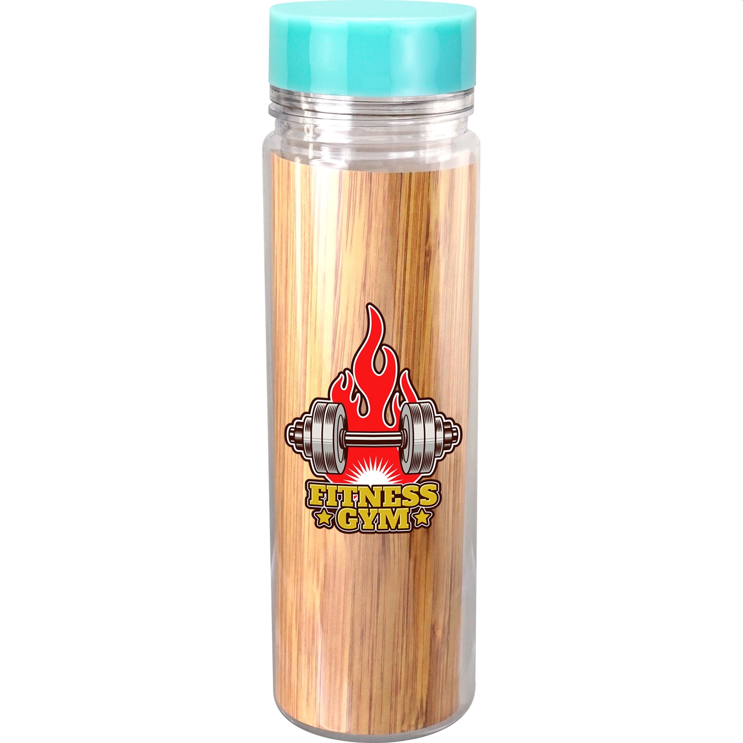 Clear View 18 oz. Full Color Bamboo Pattern Bottle 20