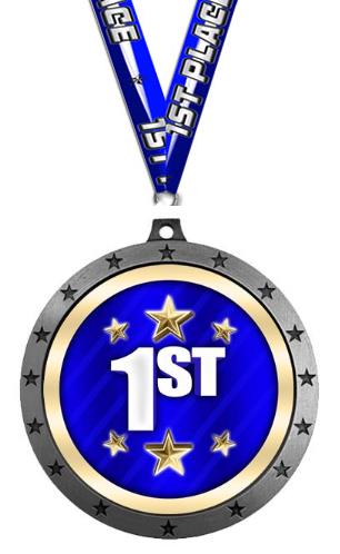 Star Bezel Medallion Holder W/ (EVENT) Stock Satin 2