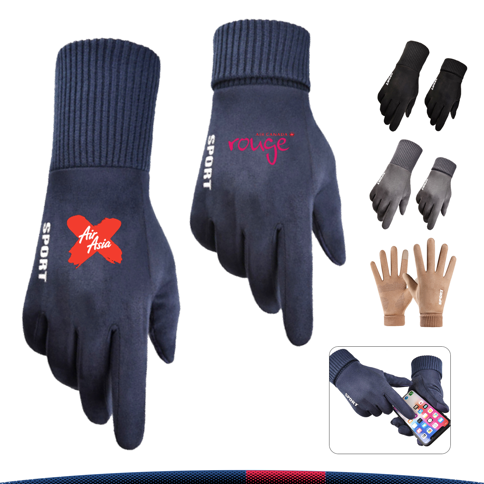 Winter Suede Gloves 6