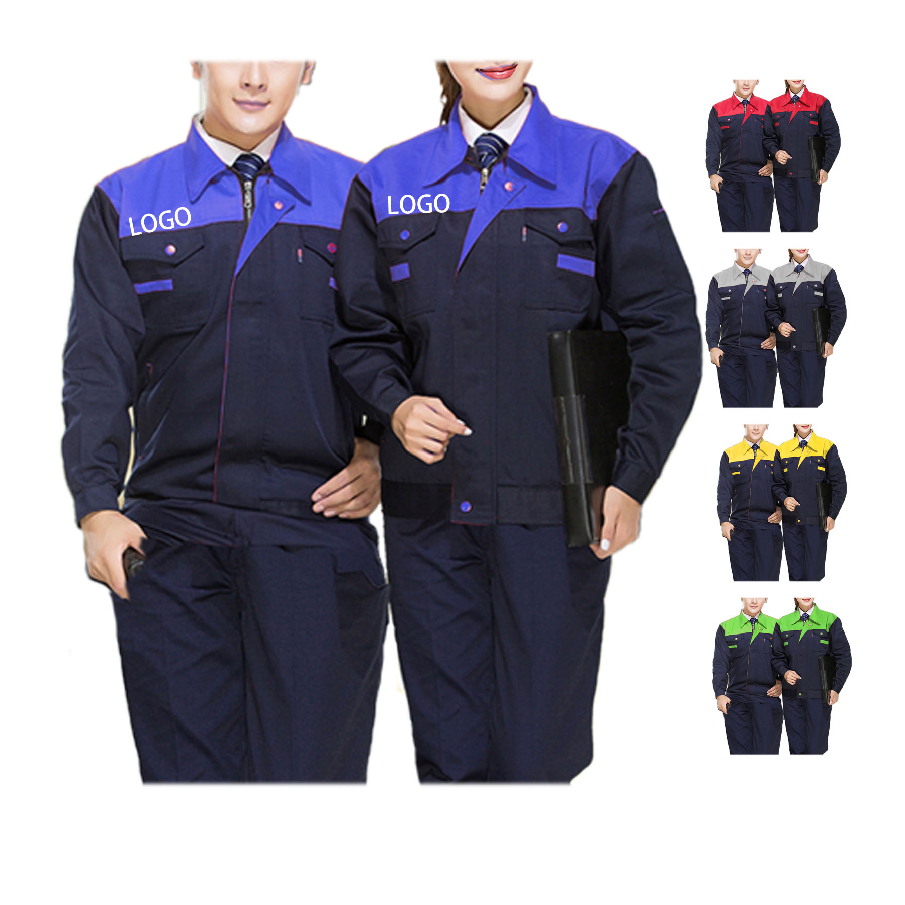 Long Sleeve Unisex Worker Uniform 2