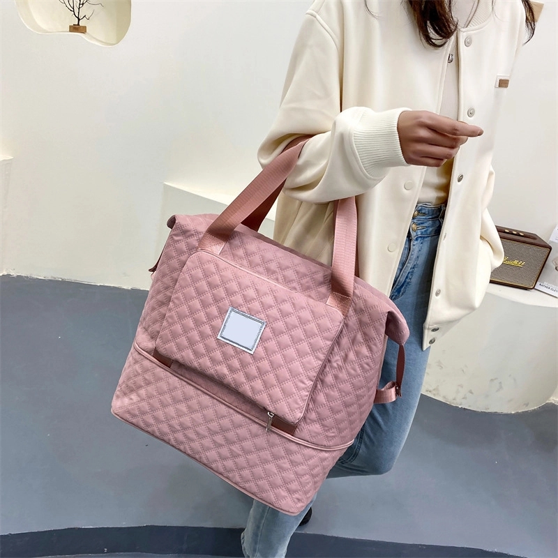 Foldable Travel Sport Tote Handbag Yoga Weekender Duffel Bag 9