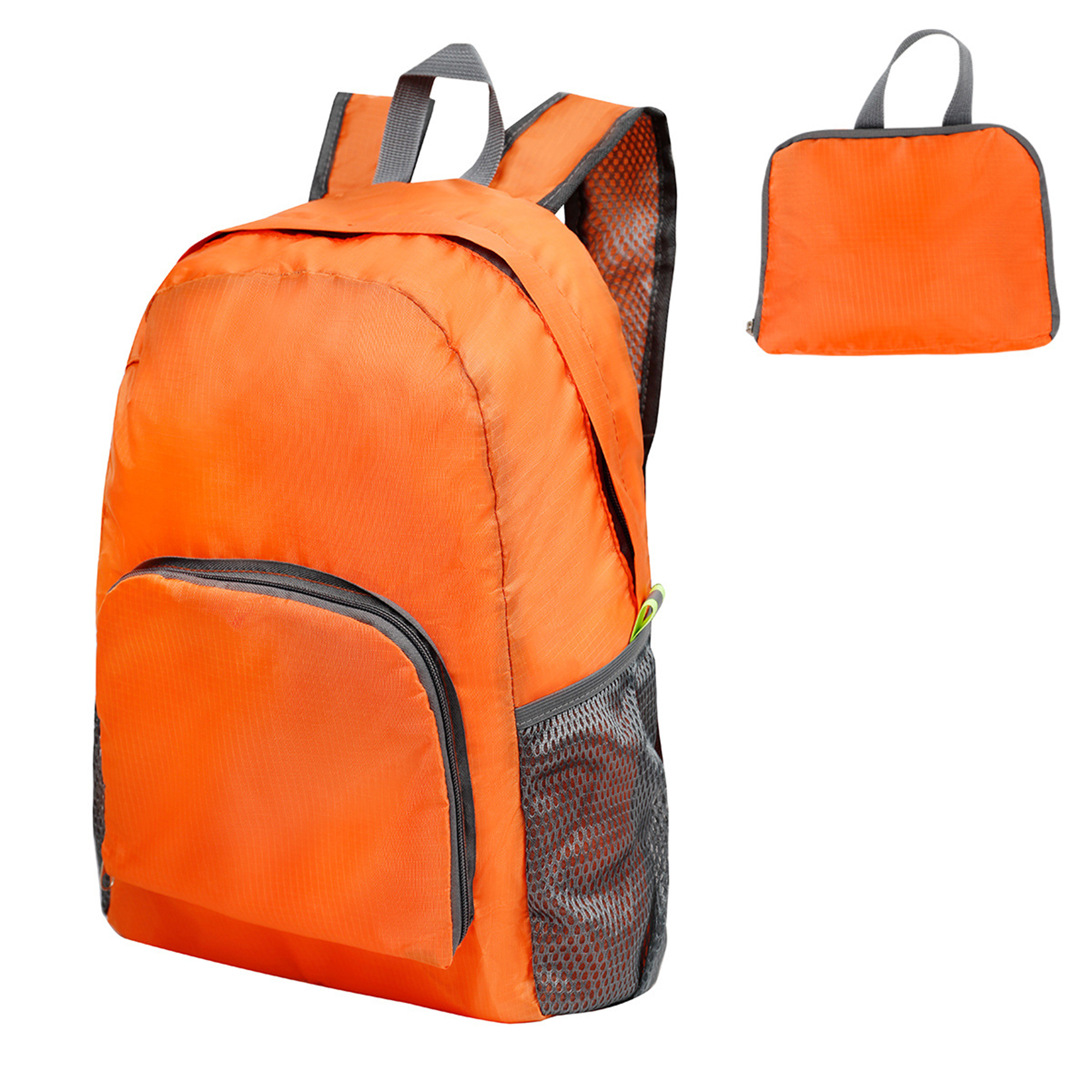 210D Ripstop Foldable Travel Backpack 12" Length x 6.5" Width x 16.5" Height 4