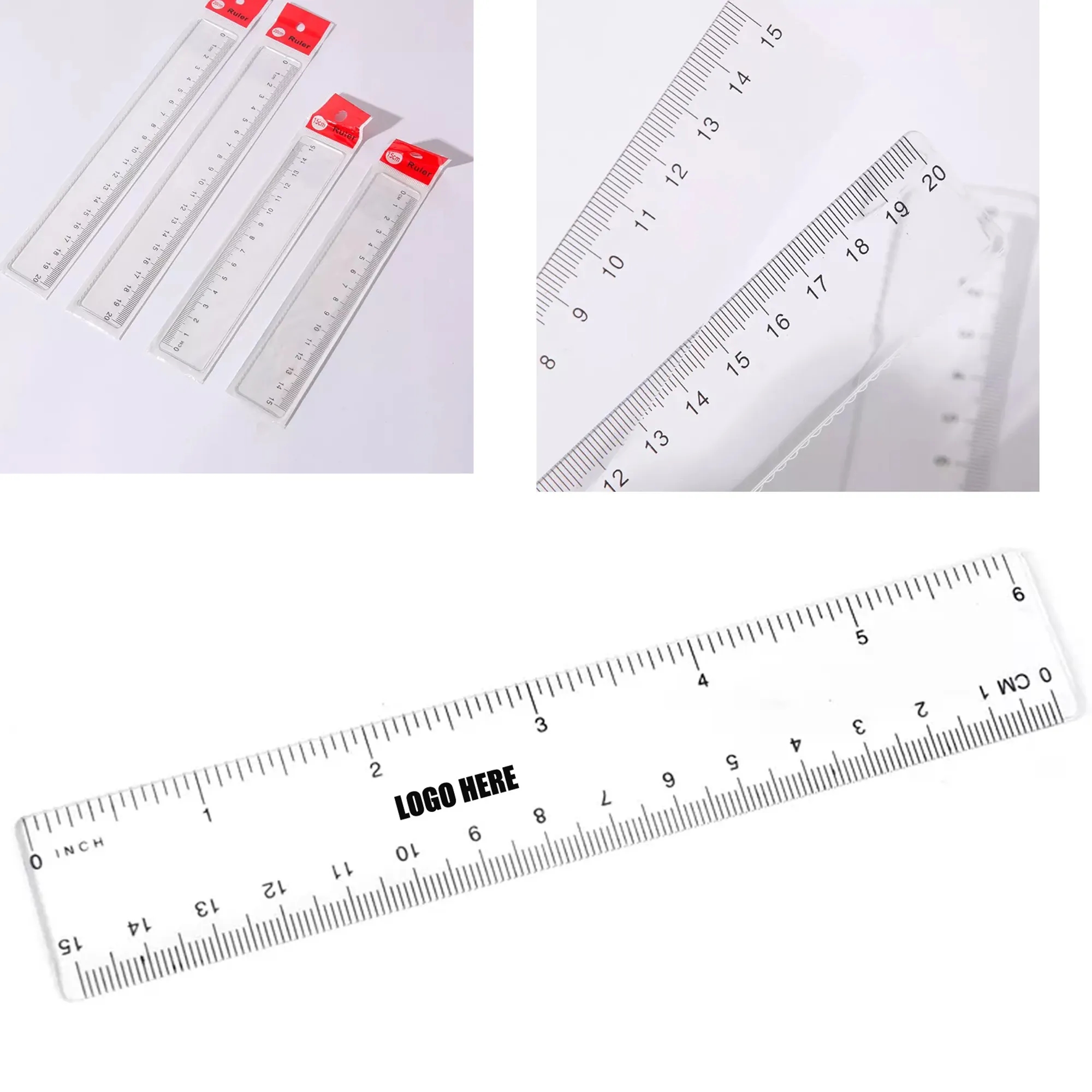 6 inches Plastic Straight Ruler 3