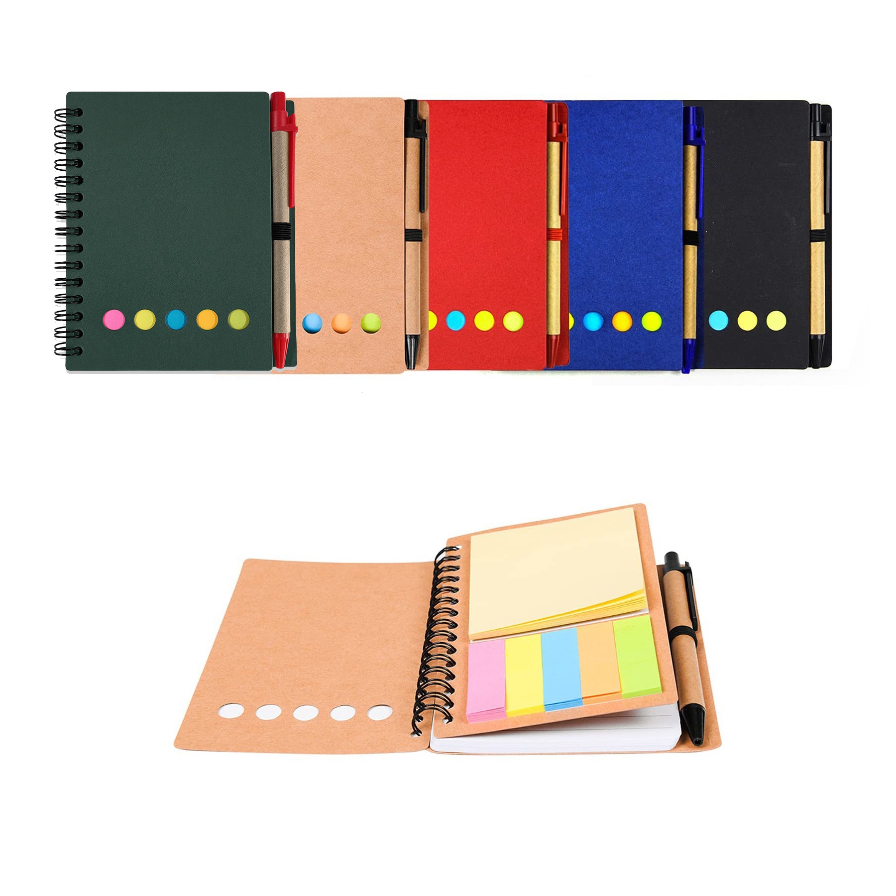 Spiral Notebook With Pen 2