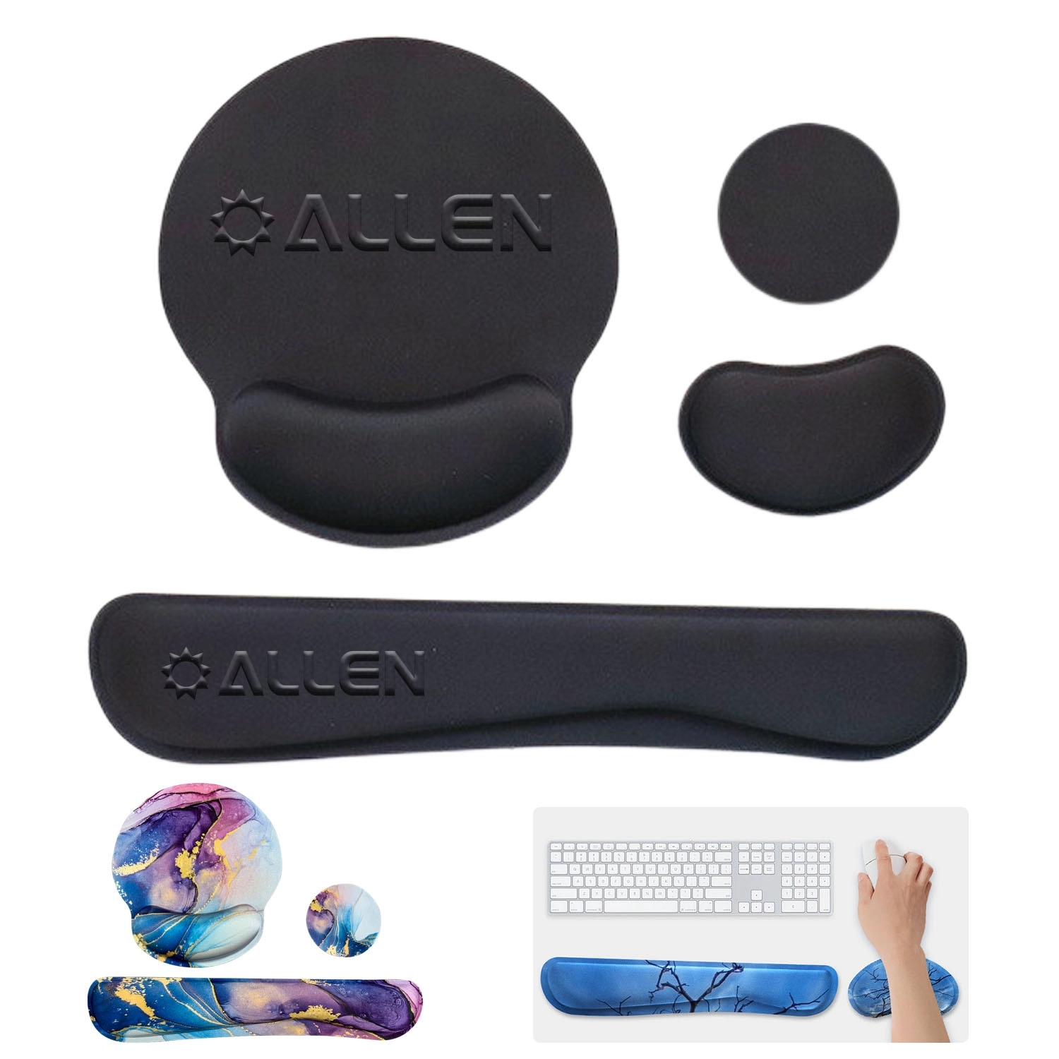 Custom Mouse Pad With Wrist Rest 2