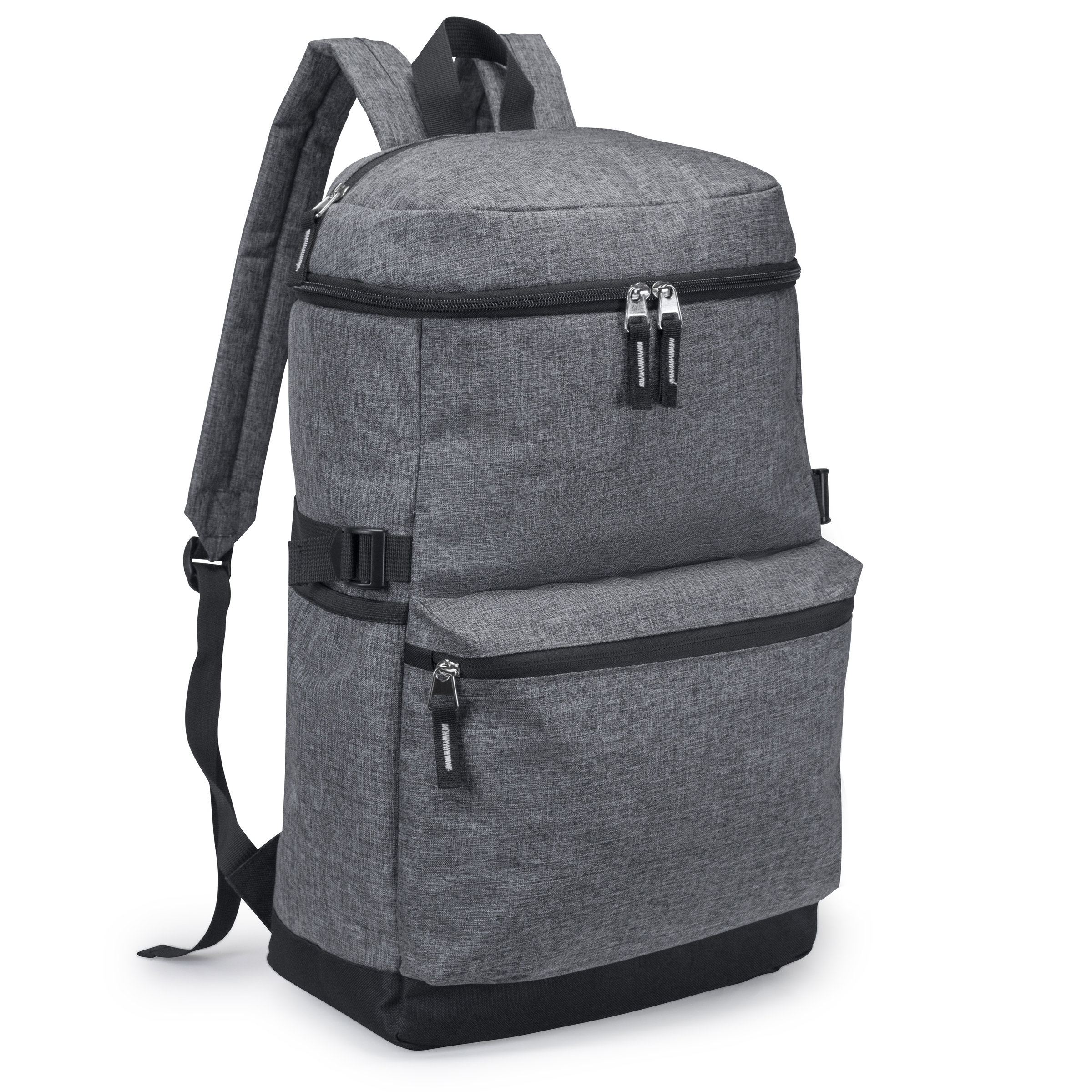 Heathered Computer Backpack W/Padded Back Panel 5