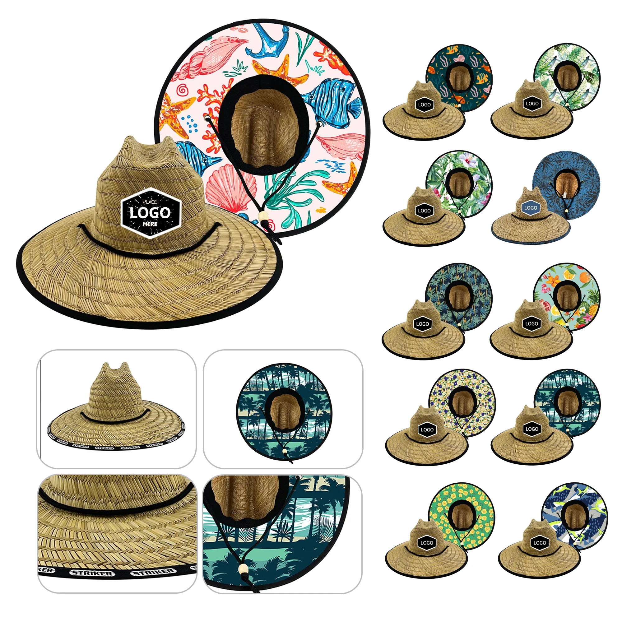 Straw Lifeguard Hat 3