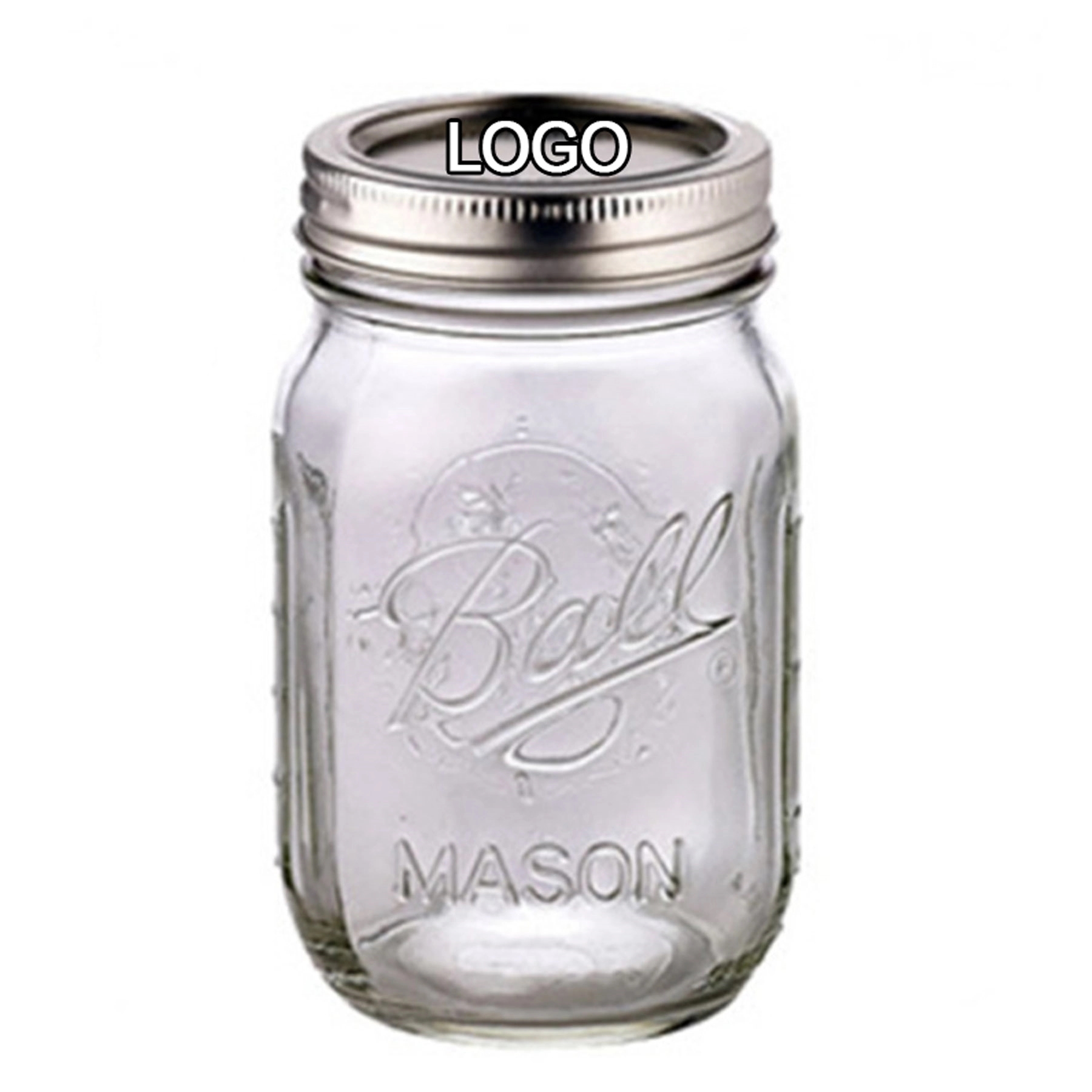 16oz Mason Jars with Lid 2