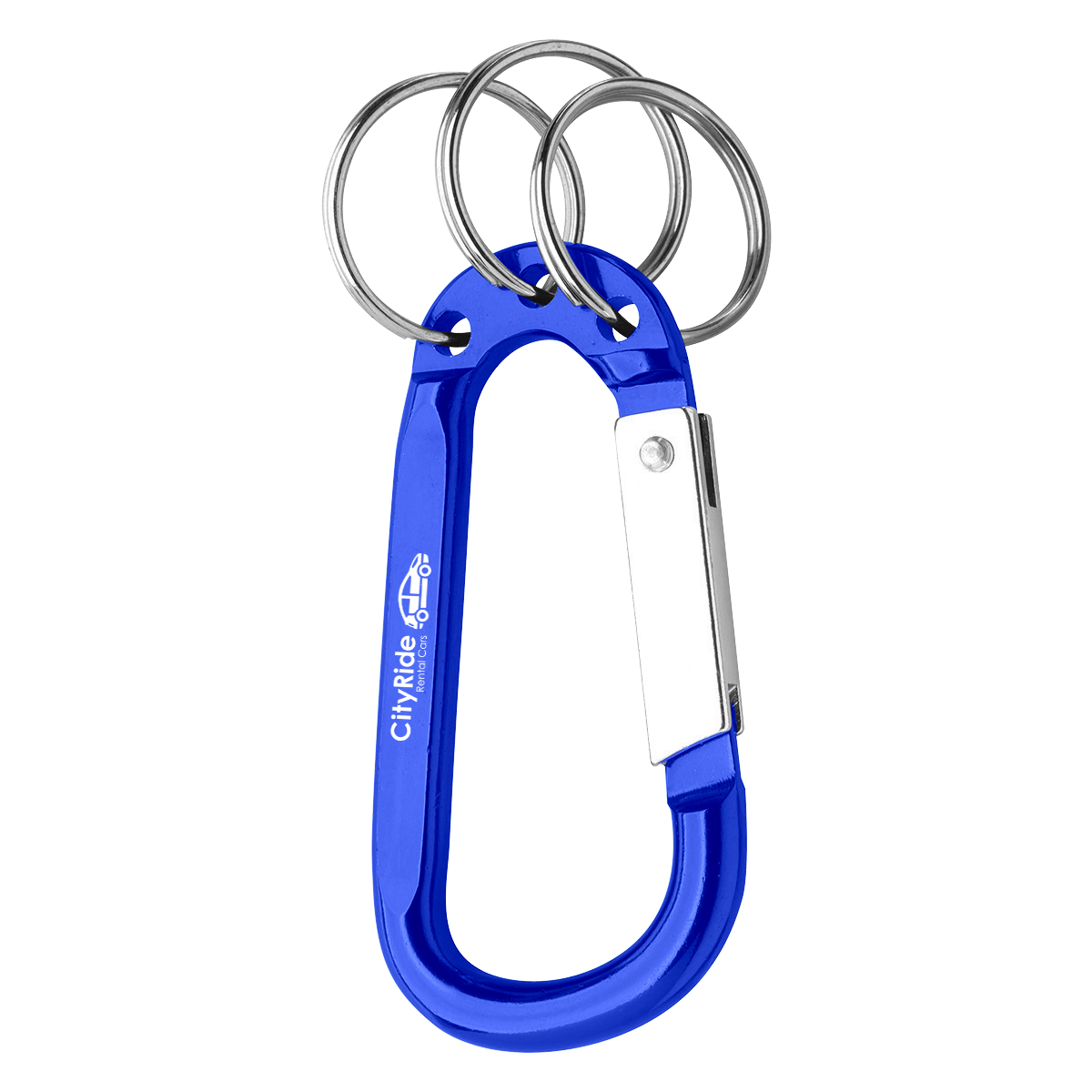 8mm Carabiner With Triple Split Ring 7