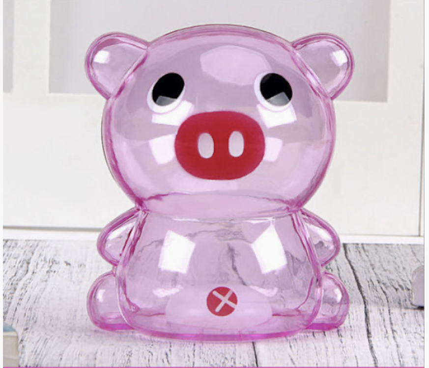 Translucent Animal Shape Coin Bank 6