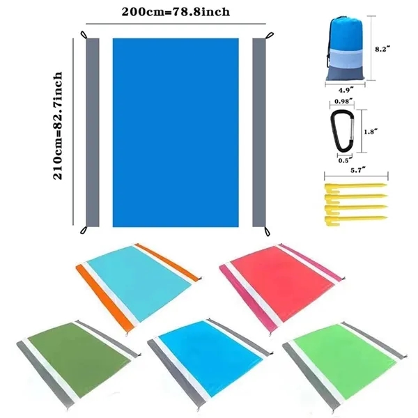 79''x 56'' Waterproof Beach Mat Blanket 2