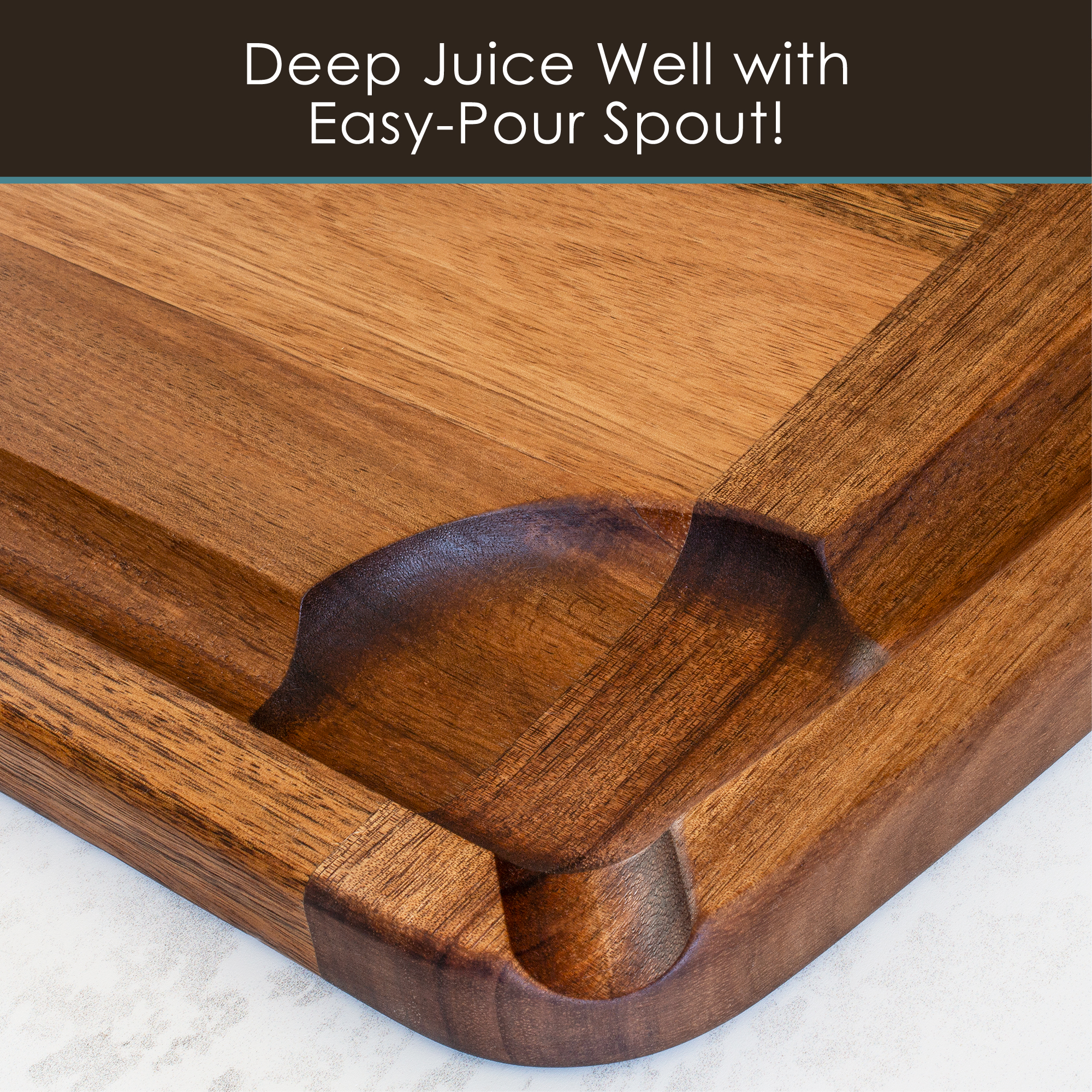 Rock & Branch® 30" Acacia Cutting Board 2