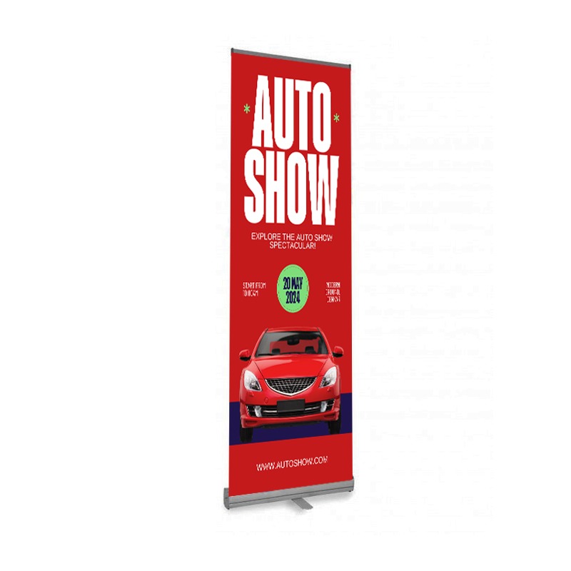 33"W x 80"H Monza™ Retractable Banner Stand Kit, Premium Film 3