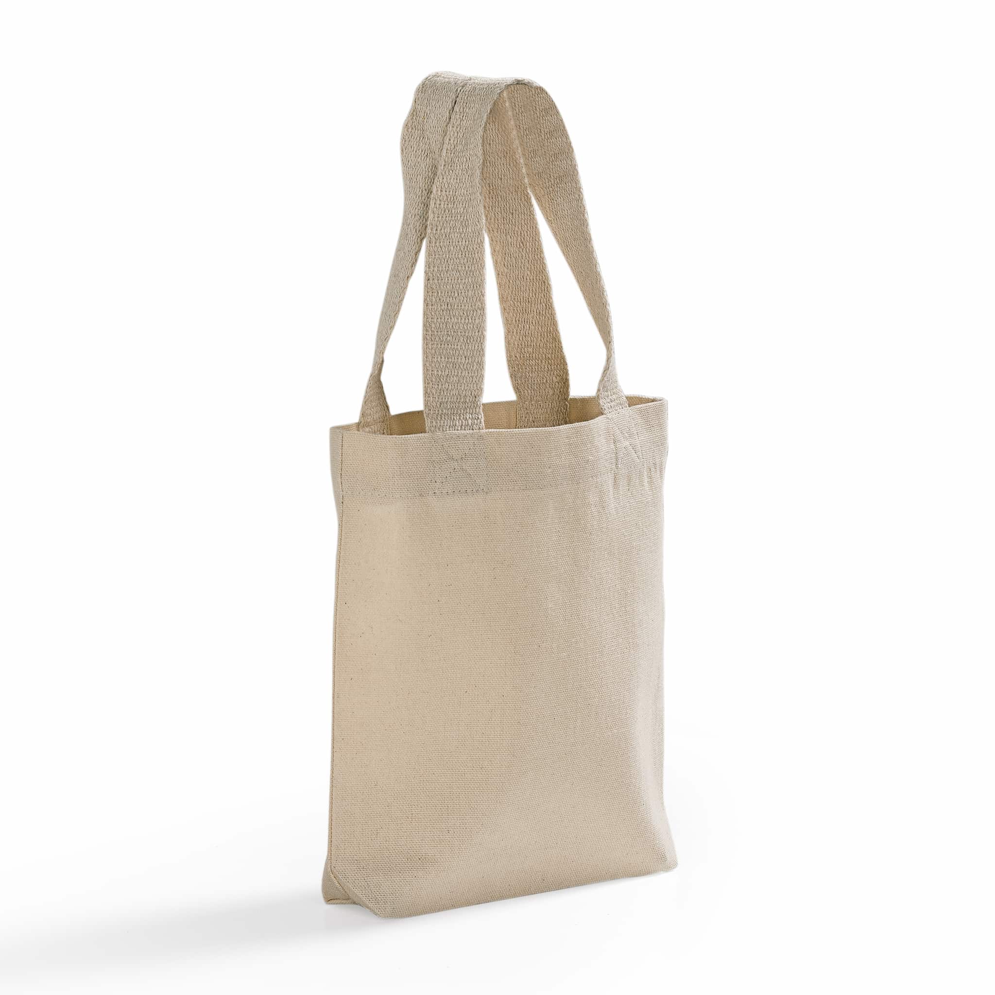8" Mini Canvas Tote Bag 6