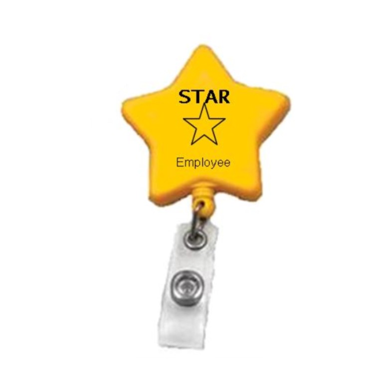 Star Retractable Name Badge Reel 1