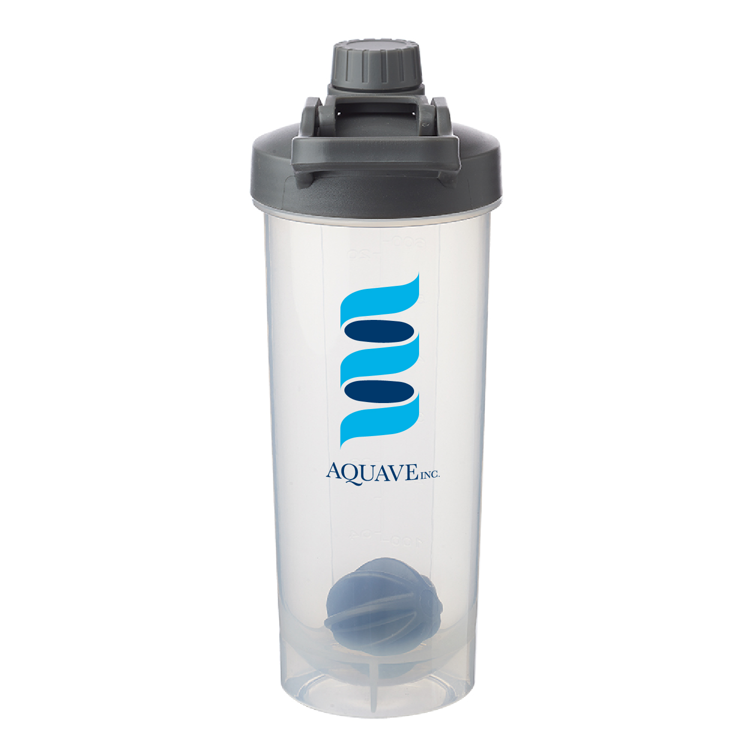 24 oz. Parthenon Plastic Shaker Bottle (2 Color Imprint) 2