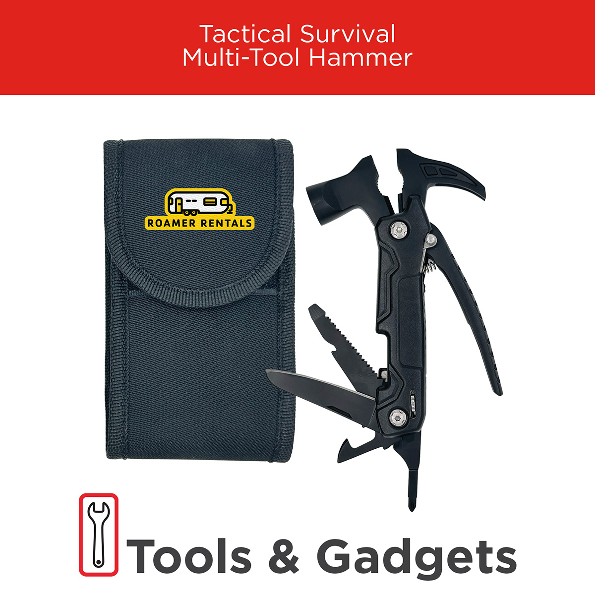 Best Buddy Tools® Tactical Survival Multi-Tool Hammer 3
