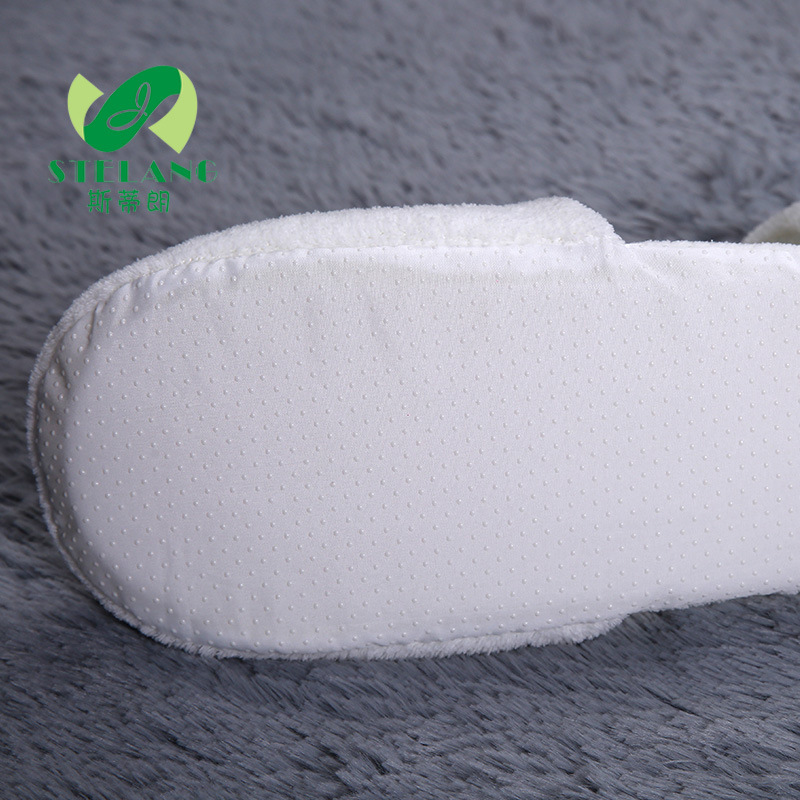 Non-Skid Thicken Coral Fleece Hotel Slippers For Women Men Girls 6