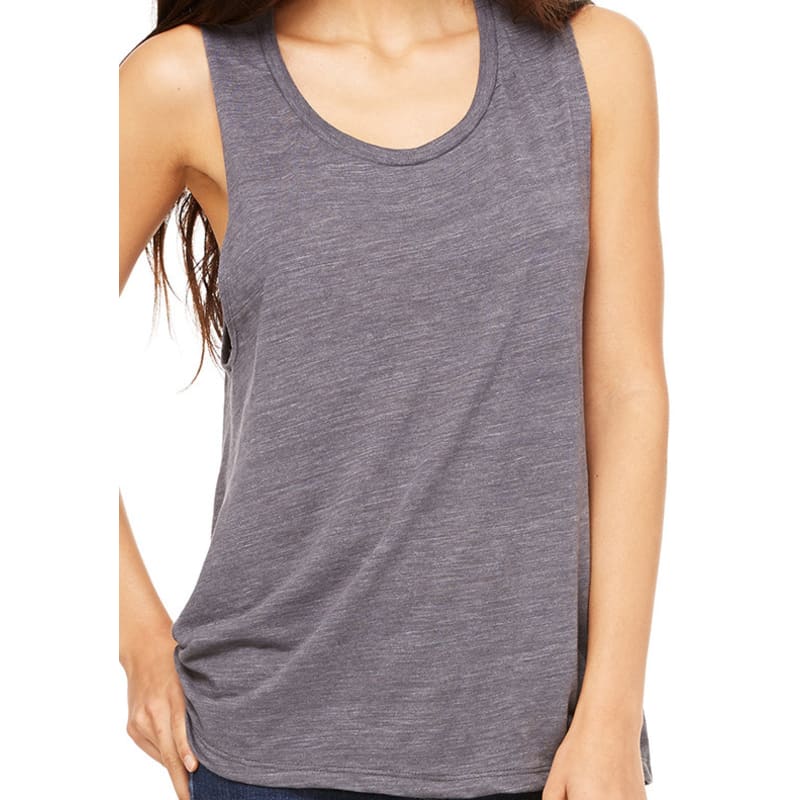 Bella Ladies Flowy Scoop Muscle Tank 5
