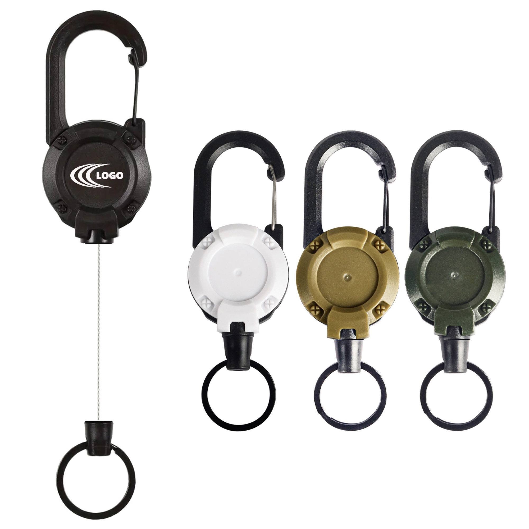 Retractable Steel Wire Carabiner 2