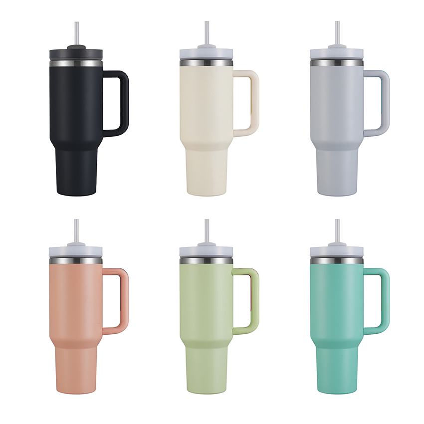 Aqueduct-VIII 40 Oz Tumbler Mugs with Straw (Double Walled) 1