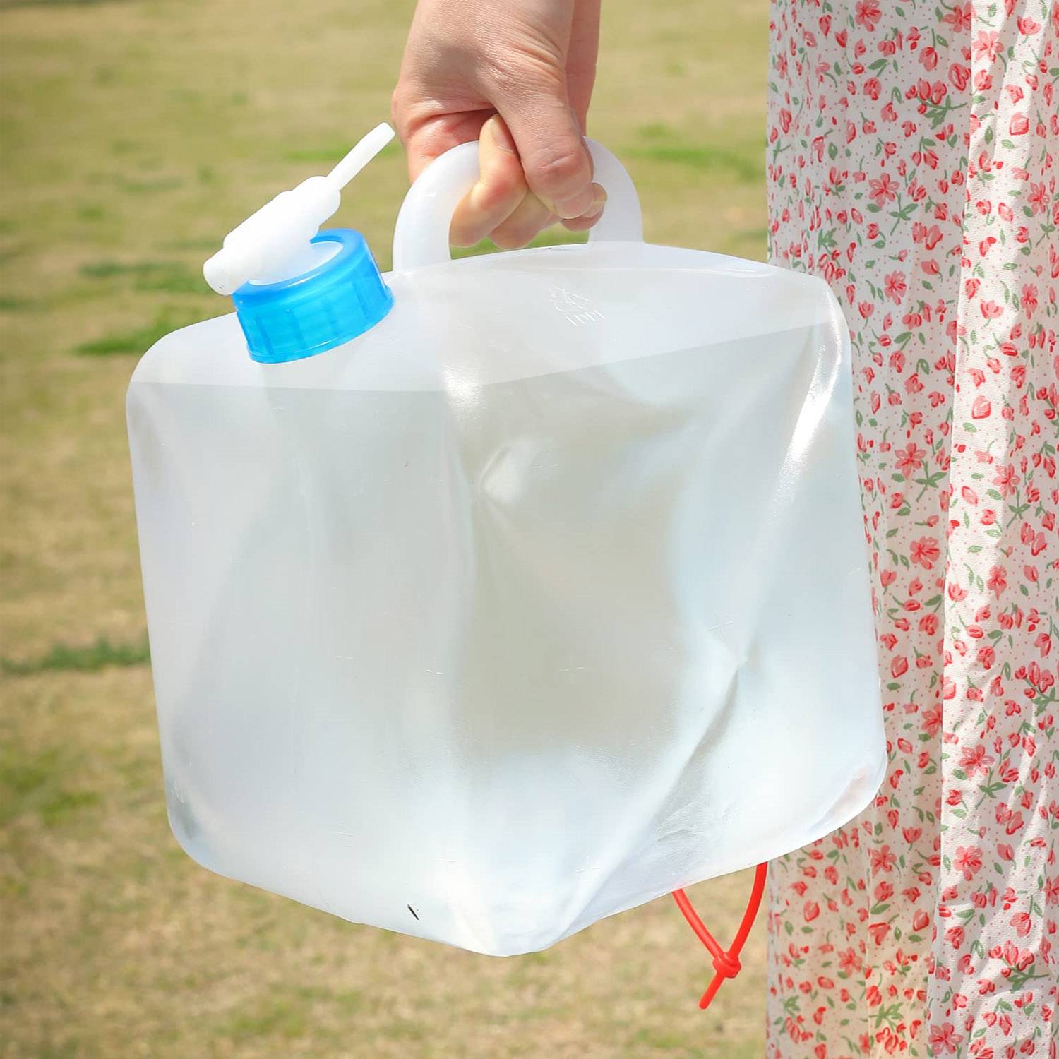 Portable Transparent Camping Water Storage Carrier Jug 4