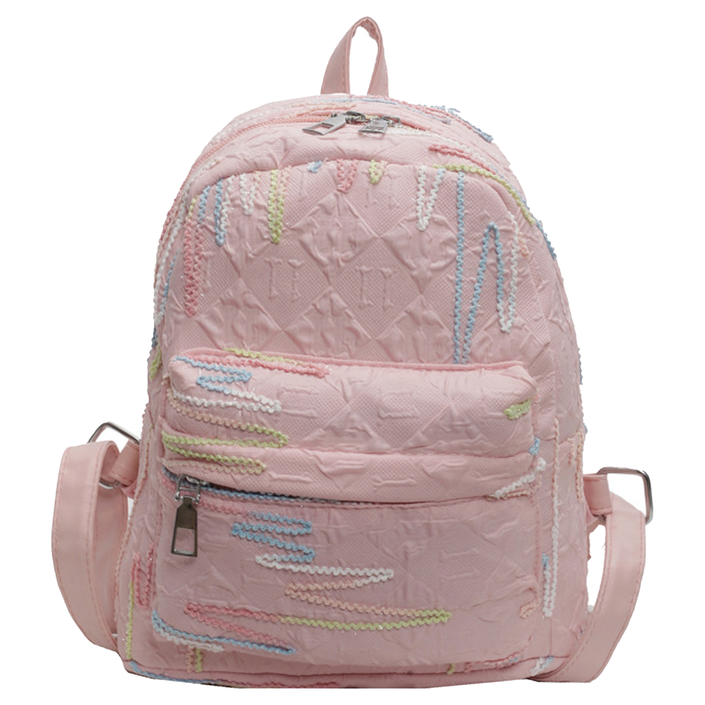 Polyester Simple And Stylish Backpack 8