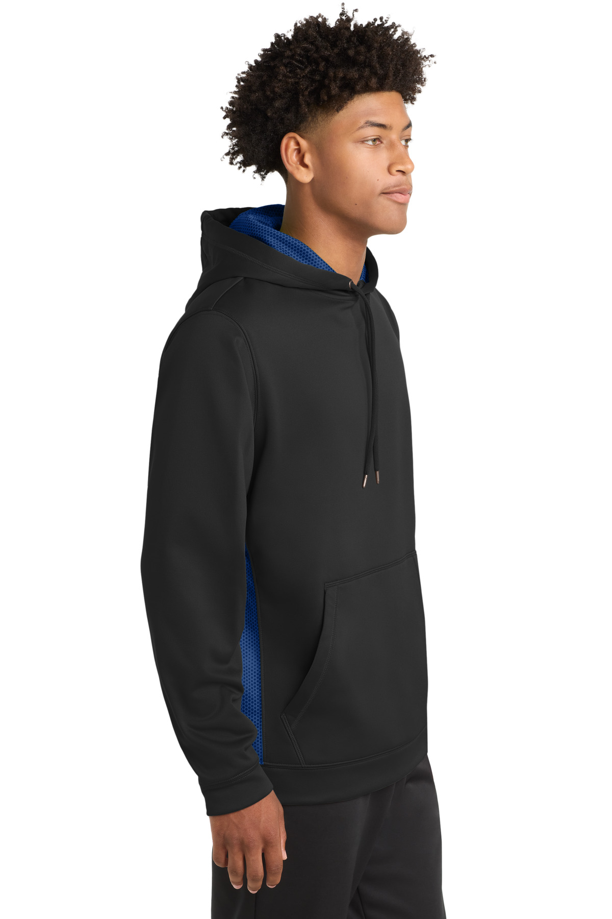 Sport-Tek Sport-Wick CamoHex Fleece Colorblock Hooded Pullover. ST239, custom hoodie or sweatshirt with logo imprint 22