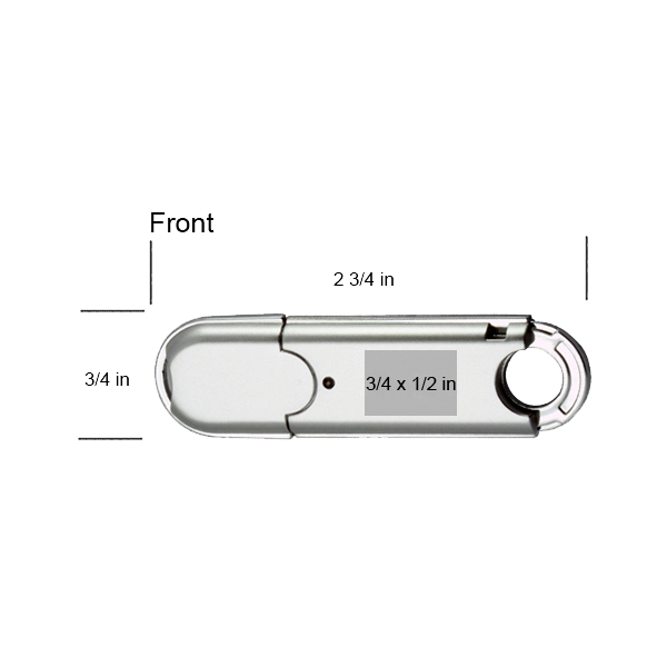 Ashton Translucent Round Cap USB Black