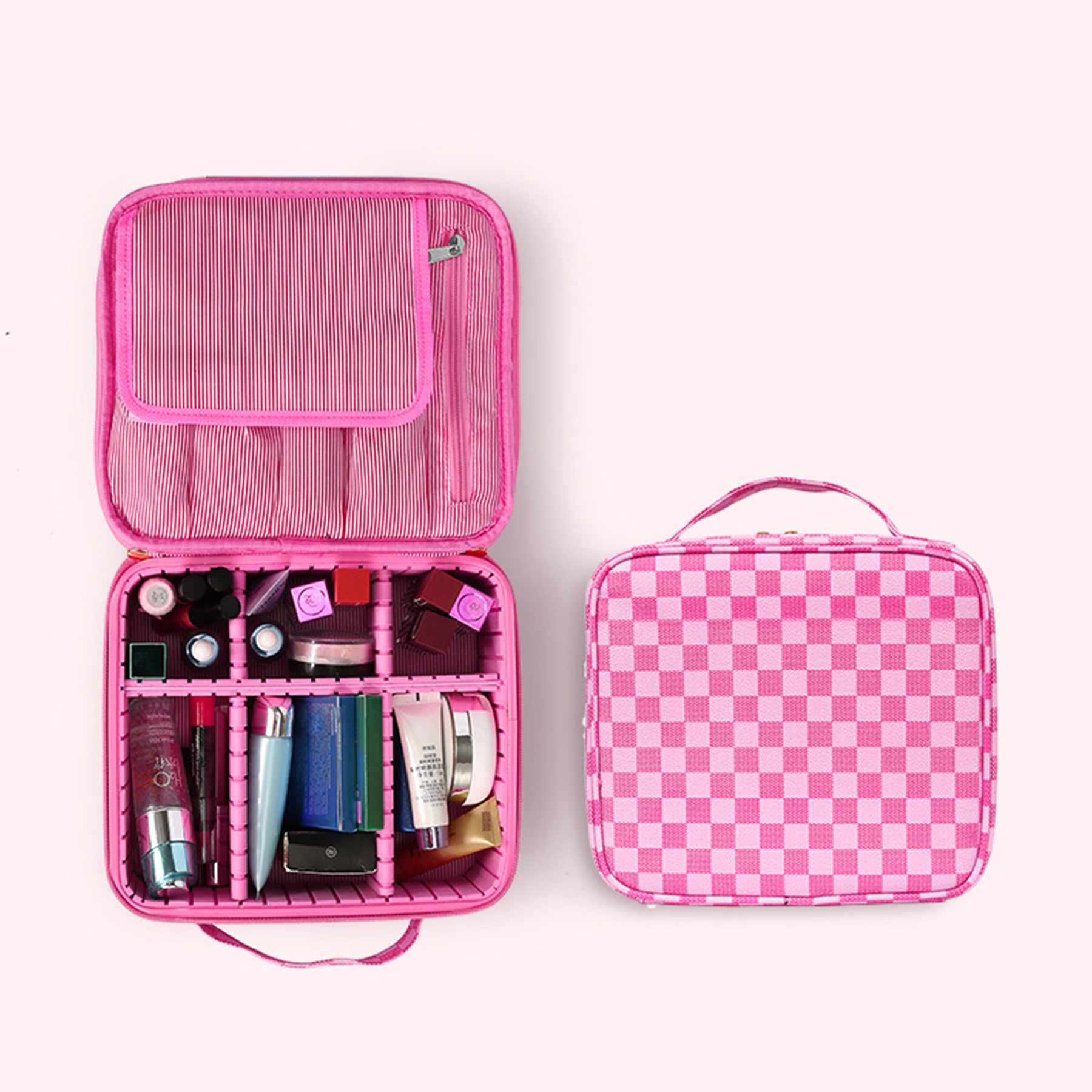 Travel Makeup Cosmetic Organizer Case 4