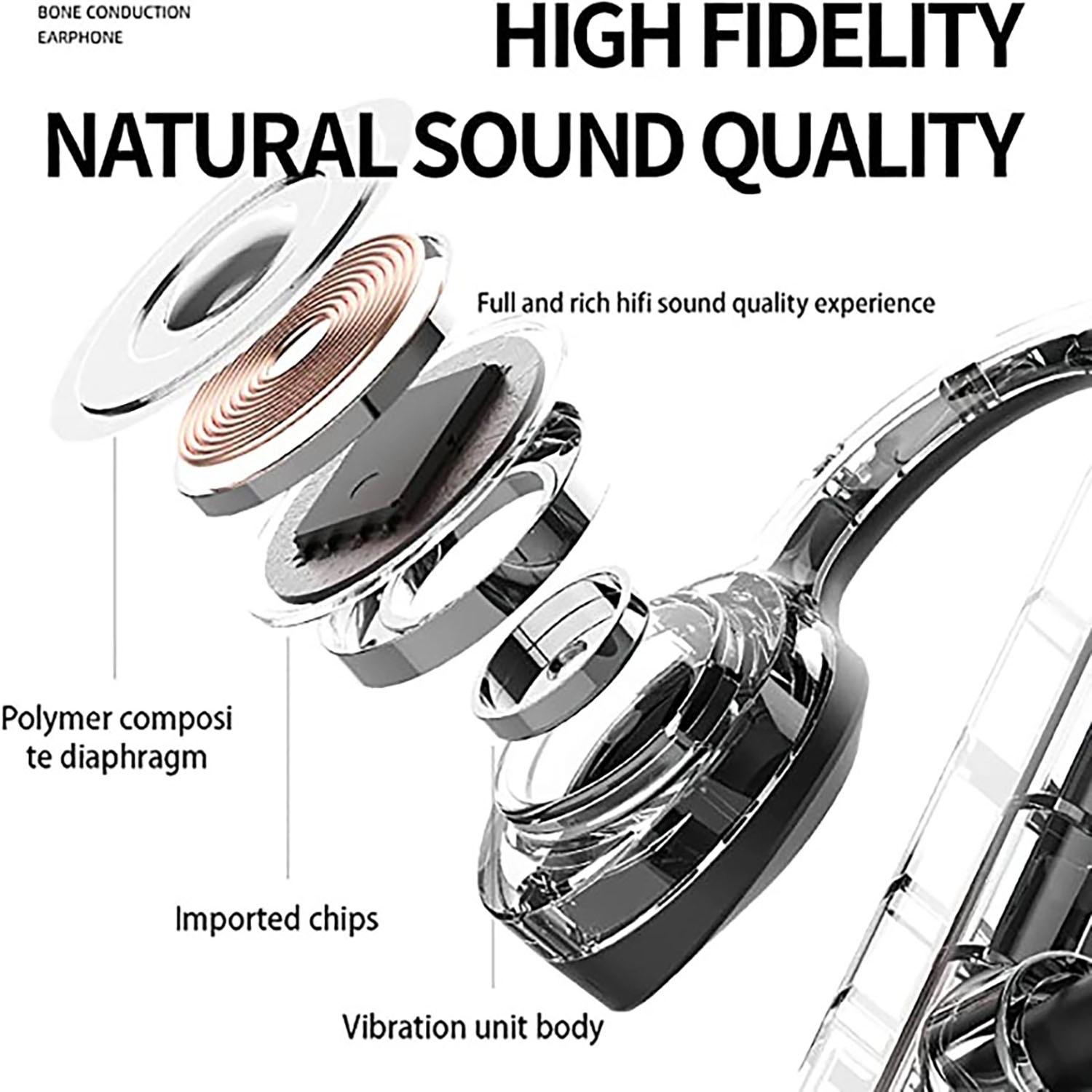 Bone Conduction Open-Ear Sports Neck Headphones 5