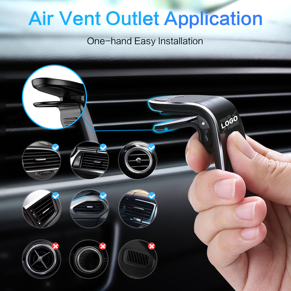 L Shape Car Magnetic Mobile Bracket 3