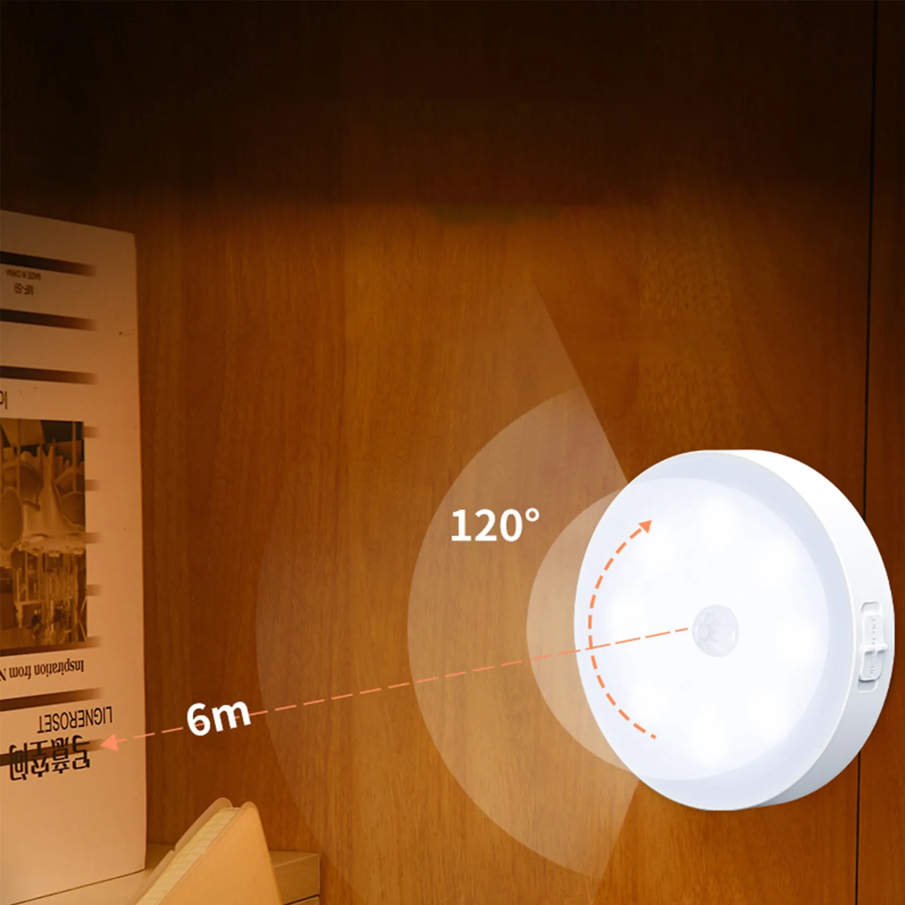 Intelligent induction magnetic led light 2