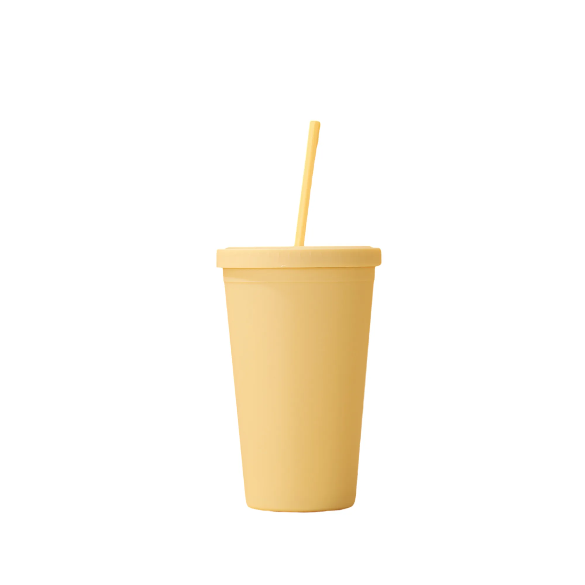 MOQ 100PCS Plastic Straw Cup 4