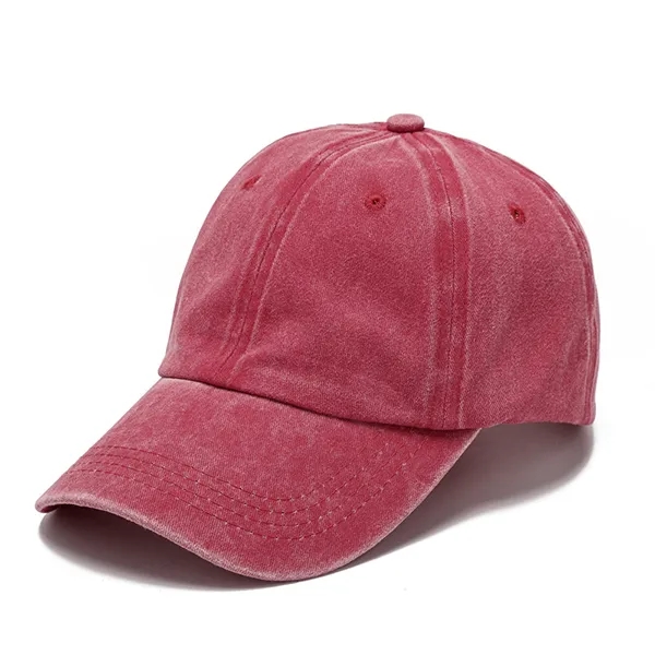 Wash Cotton Baseball Cap 3