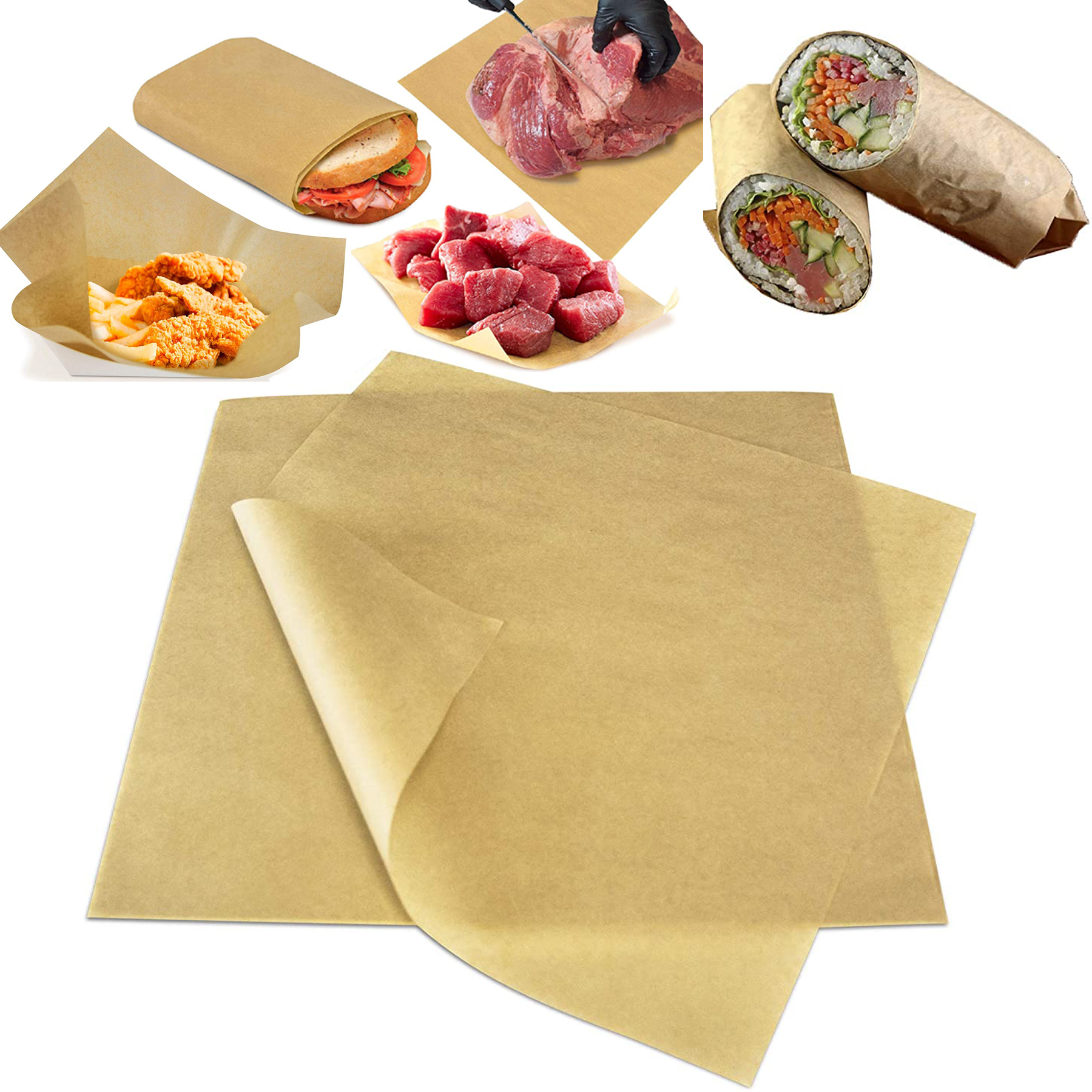 Kraft Food Wrapping Paper Sheets 1