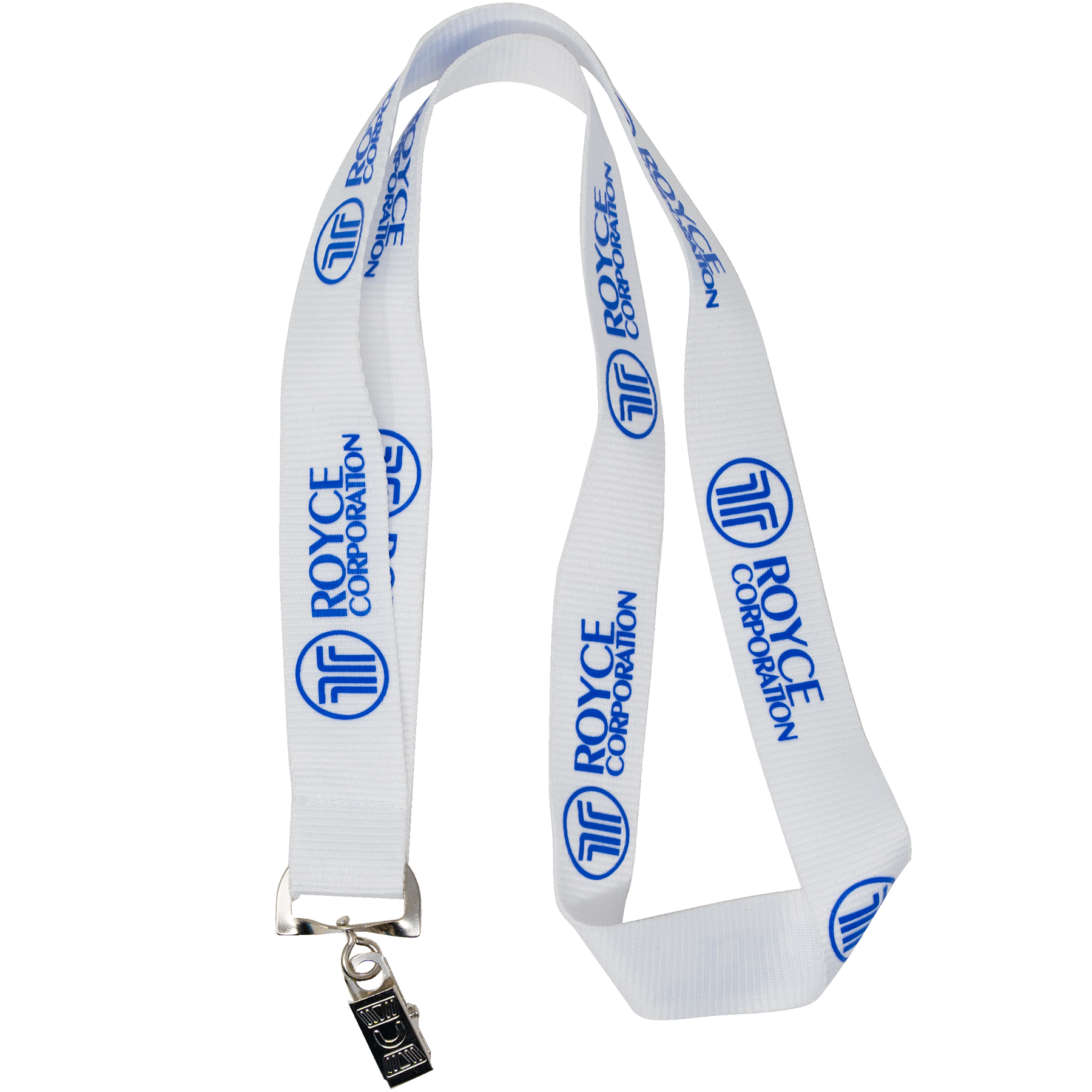 Silkscreened Flat Polyester Lanyard: 1" W x 36" L 2