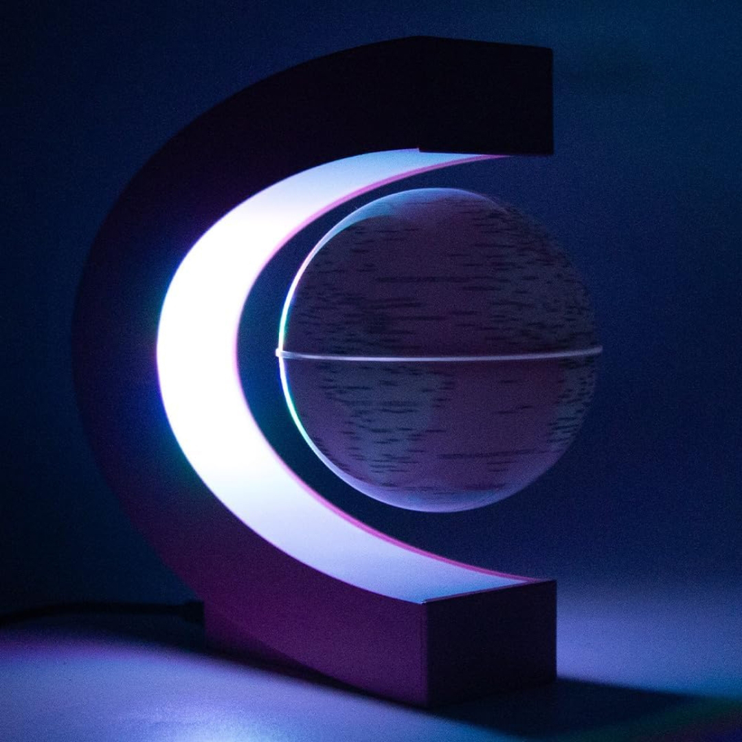 Illuminated Magnetic Levitating Globe 7