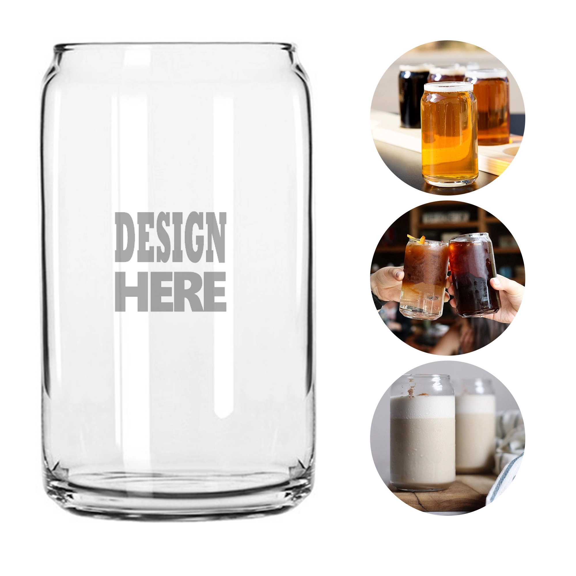 16 Oz. Classic Can Tumbler Glasses 7